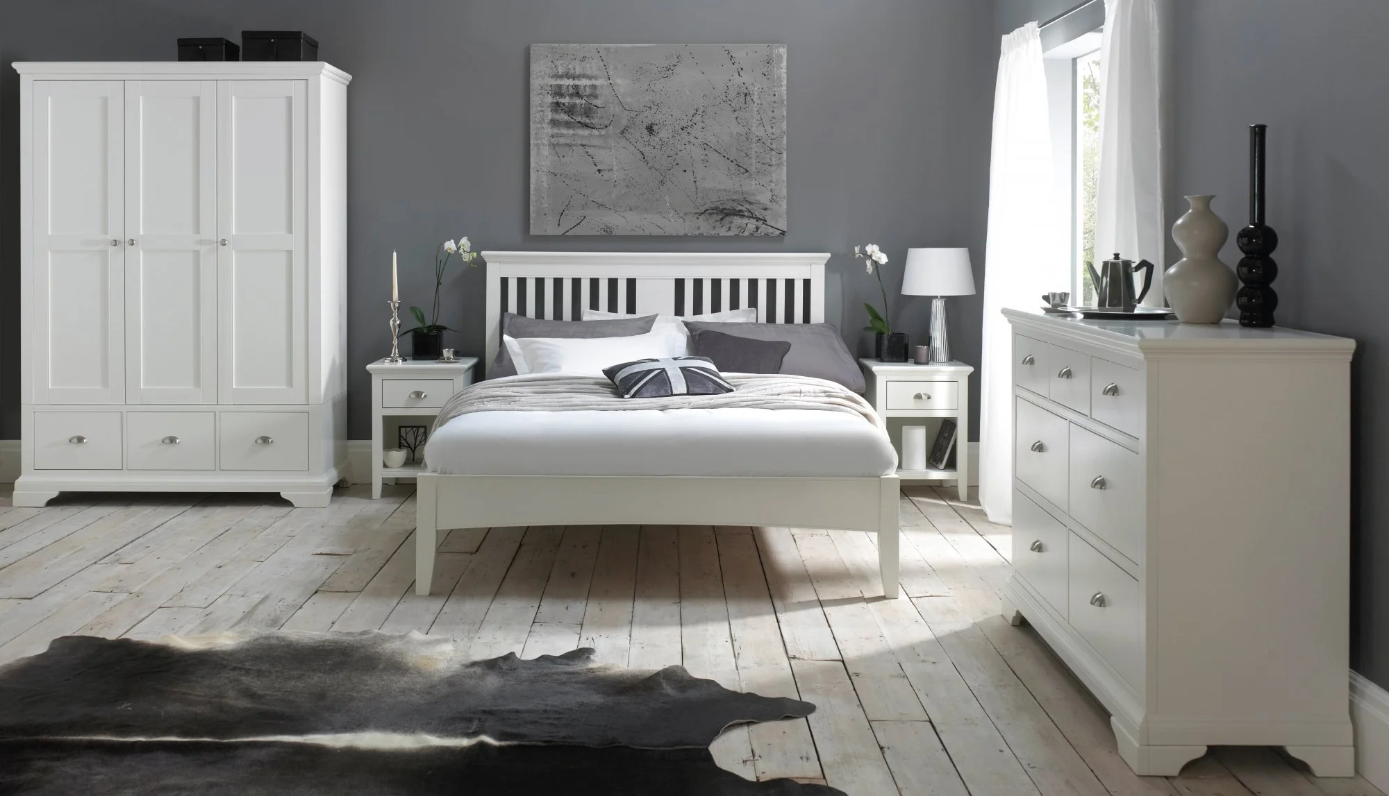 Hampstead White Bedframe