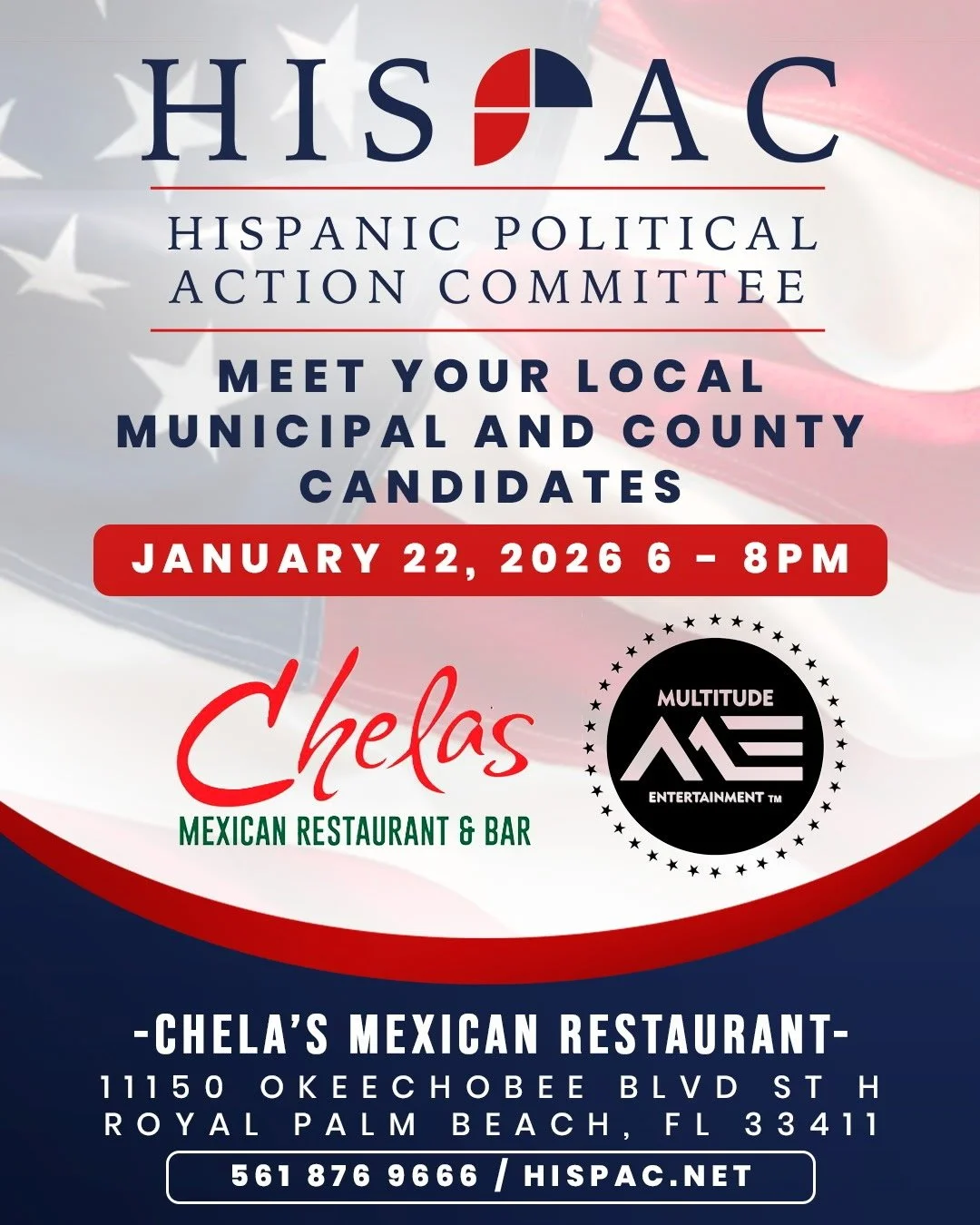 HISPAC January 2026 Candidates gathering in Royal Palm Beach