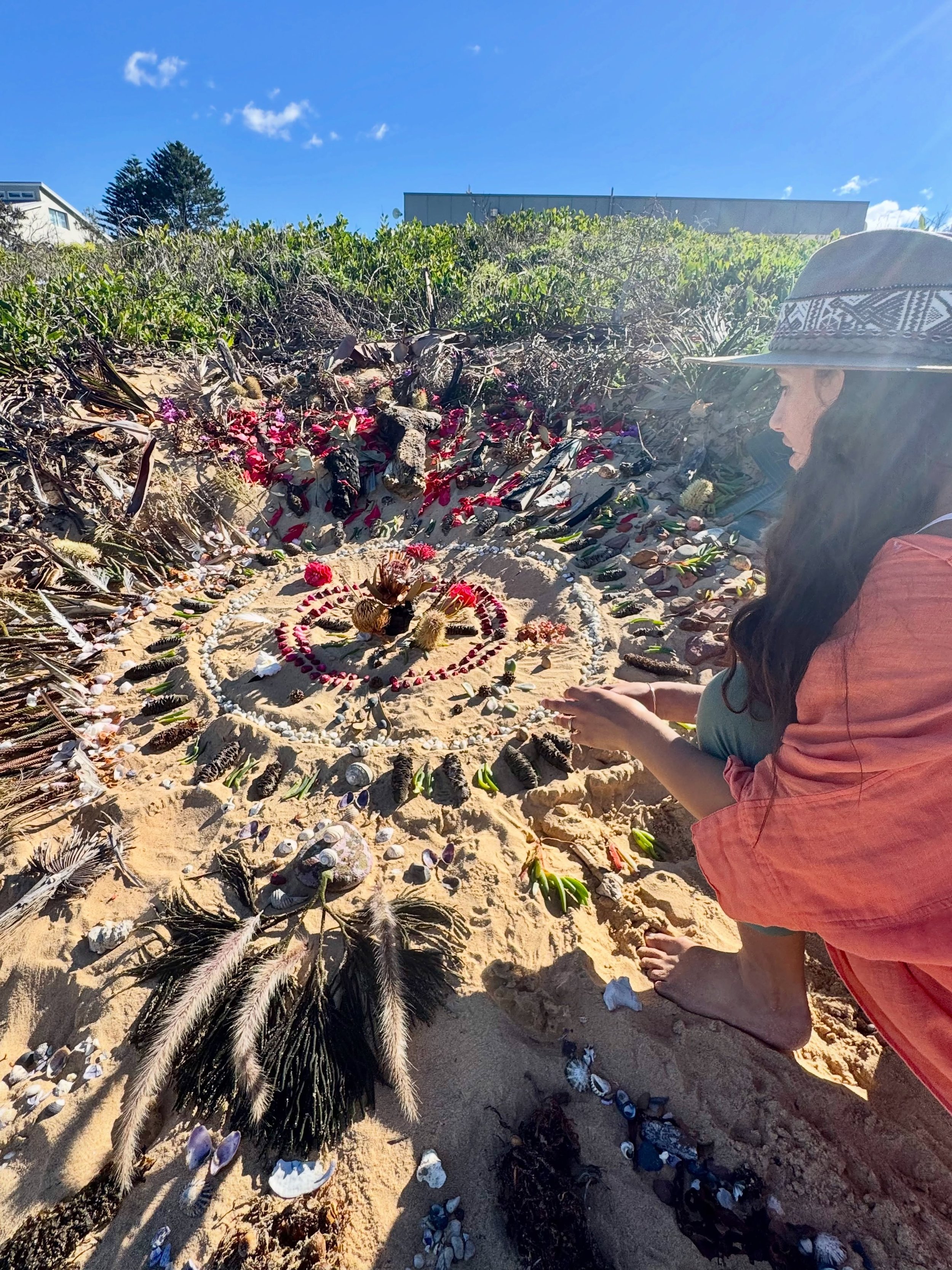 A Collective Prayer to the Elements ✨

This Earth Mandala, created in honour of the five elements&mdash;Earth, Water, Fire, Air and Aether&mdash;is a collective prayer for the forces that carry, sustain and connect all life.

Created entirely from na