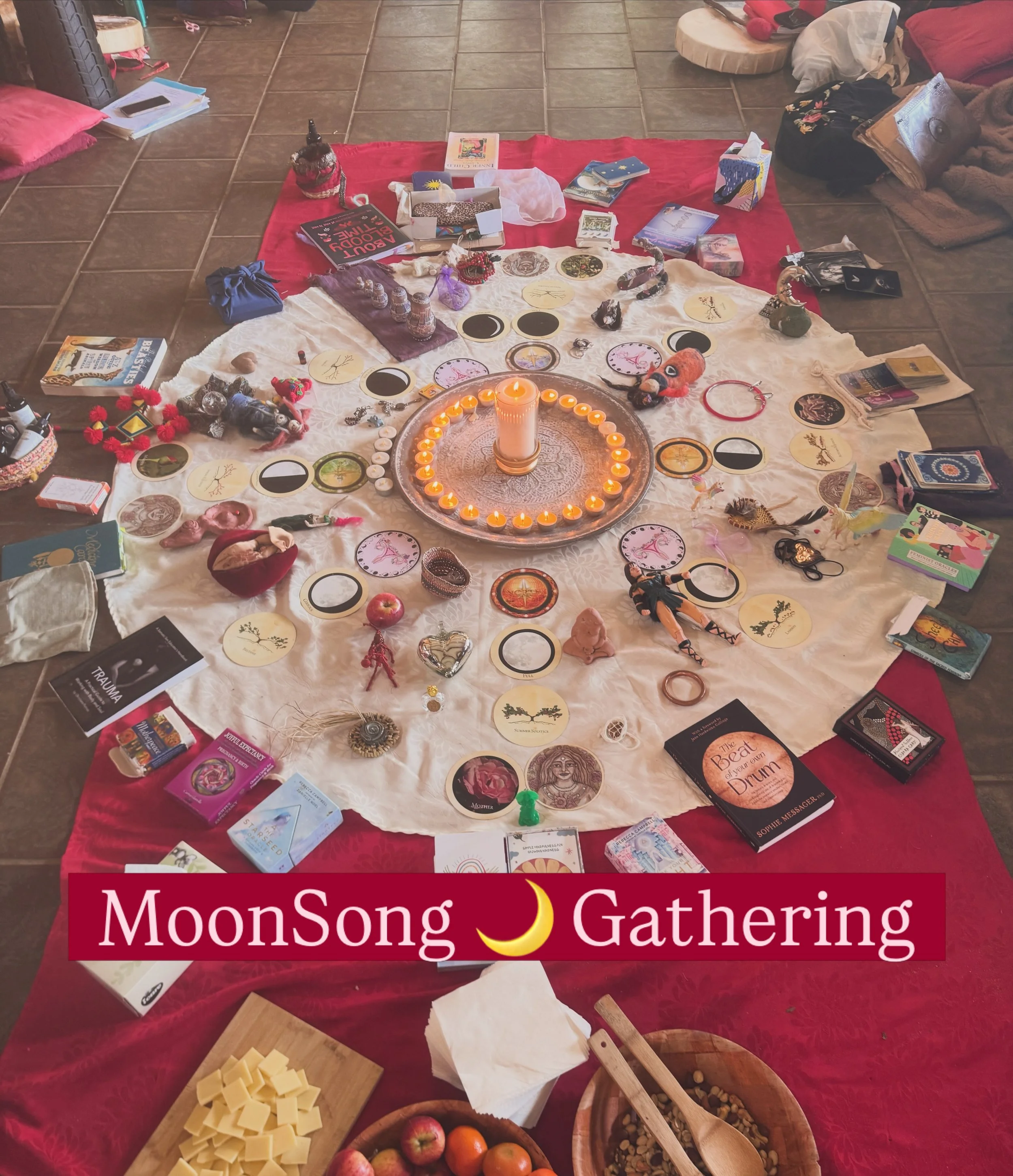 Yesterday, I sat in circle with women in different seasons of life. Together, we gathered to remember, reclaim and reconnect with the cycles of the Earth, the Moon and our own physical bodies. 🌙🌿

During MoonSong, I received a powerful message for 