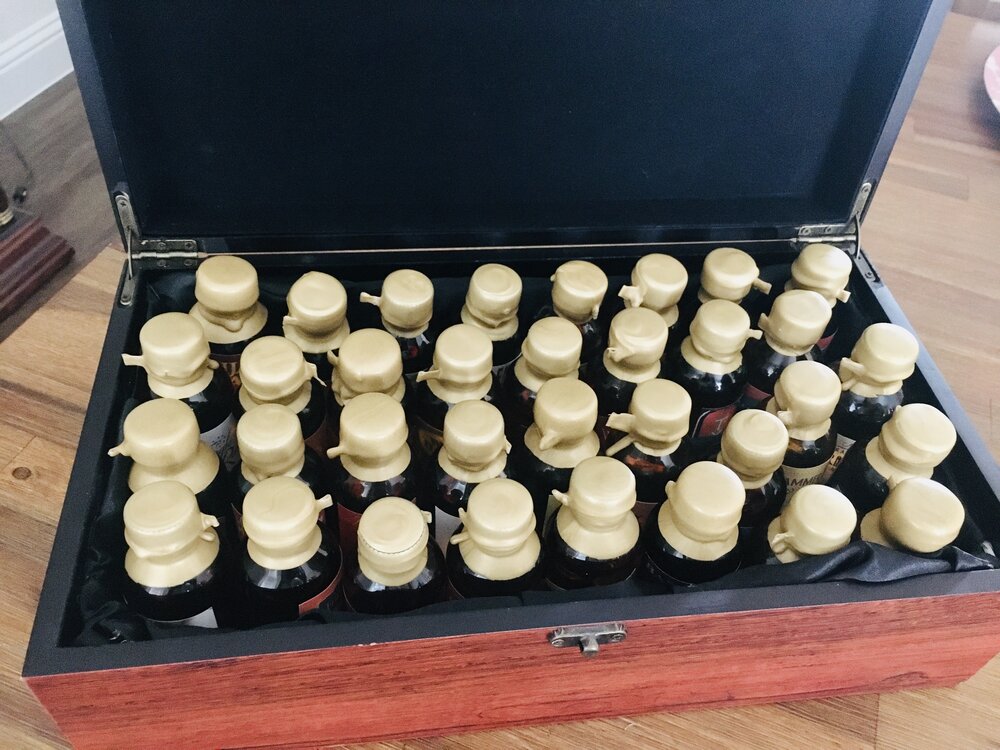 Whiskey mini bottle collection