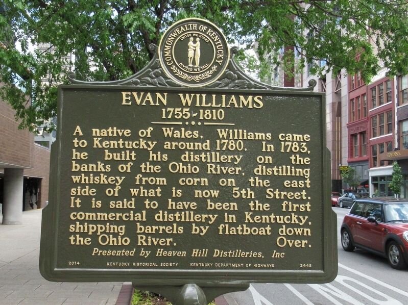 Evan Williams Historical Plaque