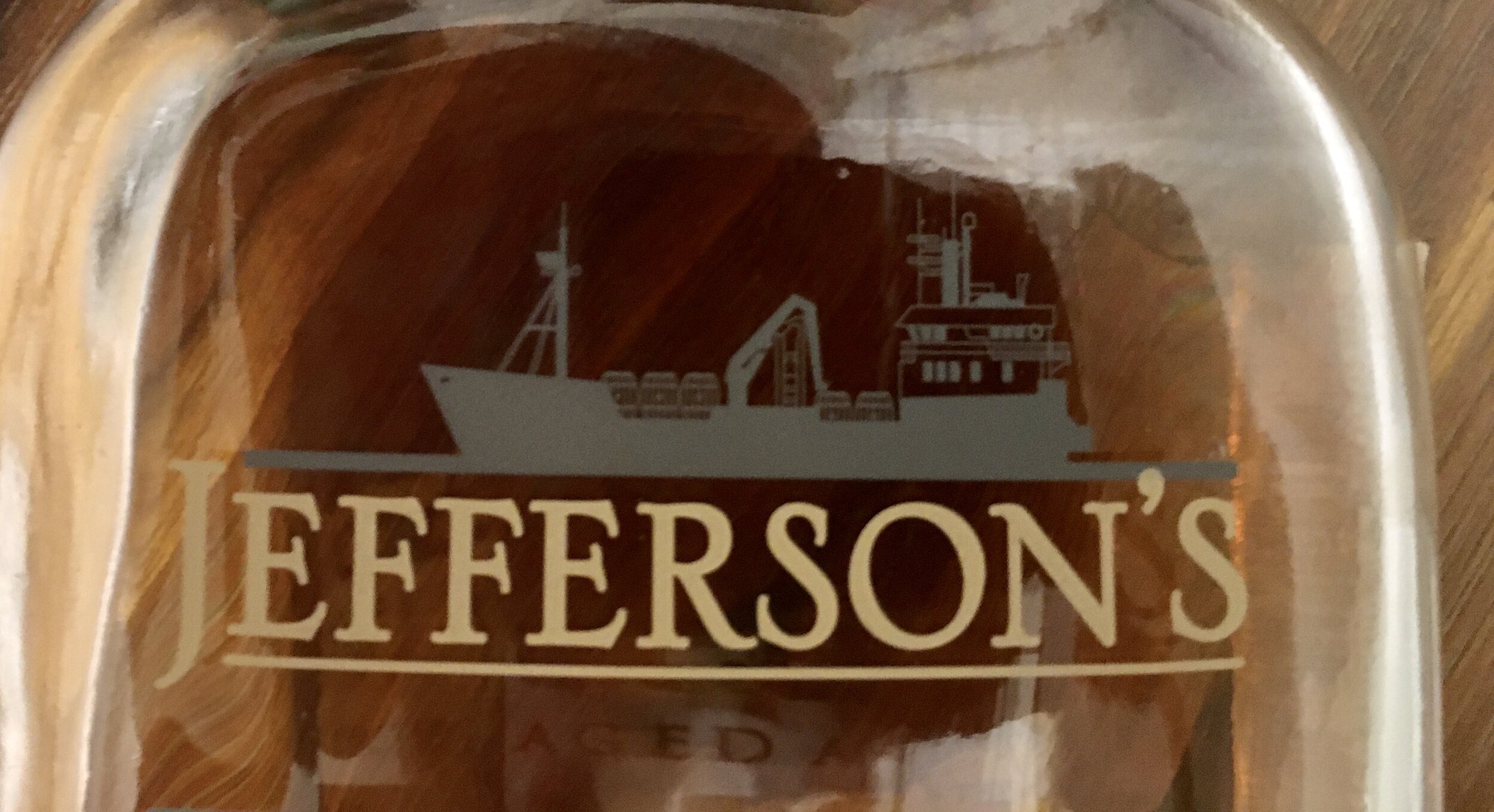 Jefferson's Ocean ship on bottle