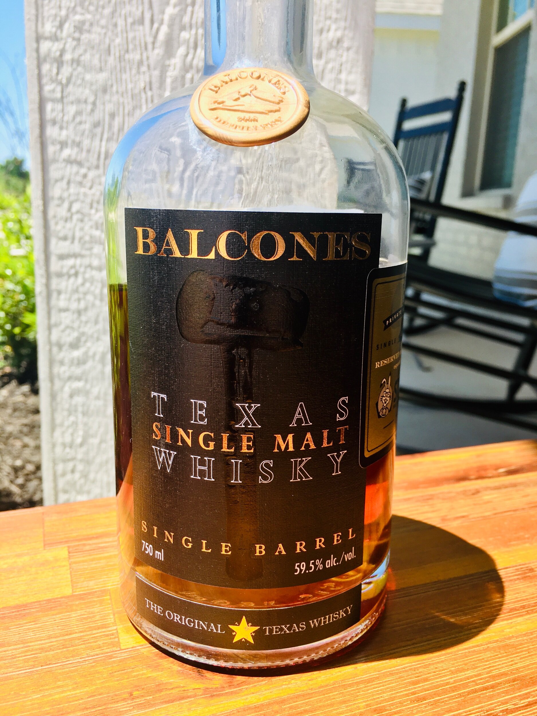 Balcones Single Malt Single Barrel (Copy)