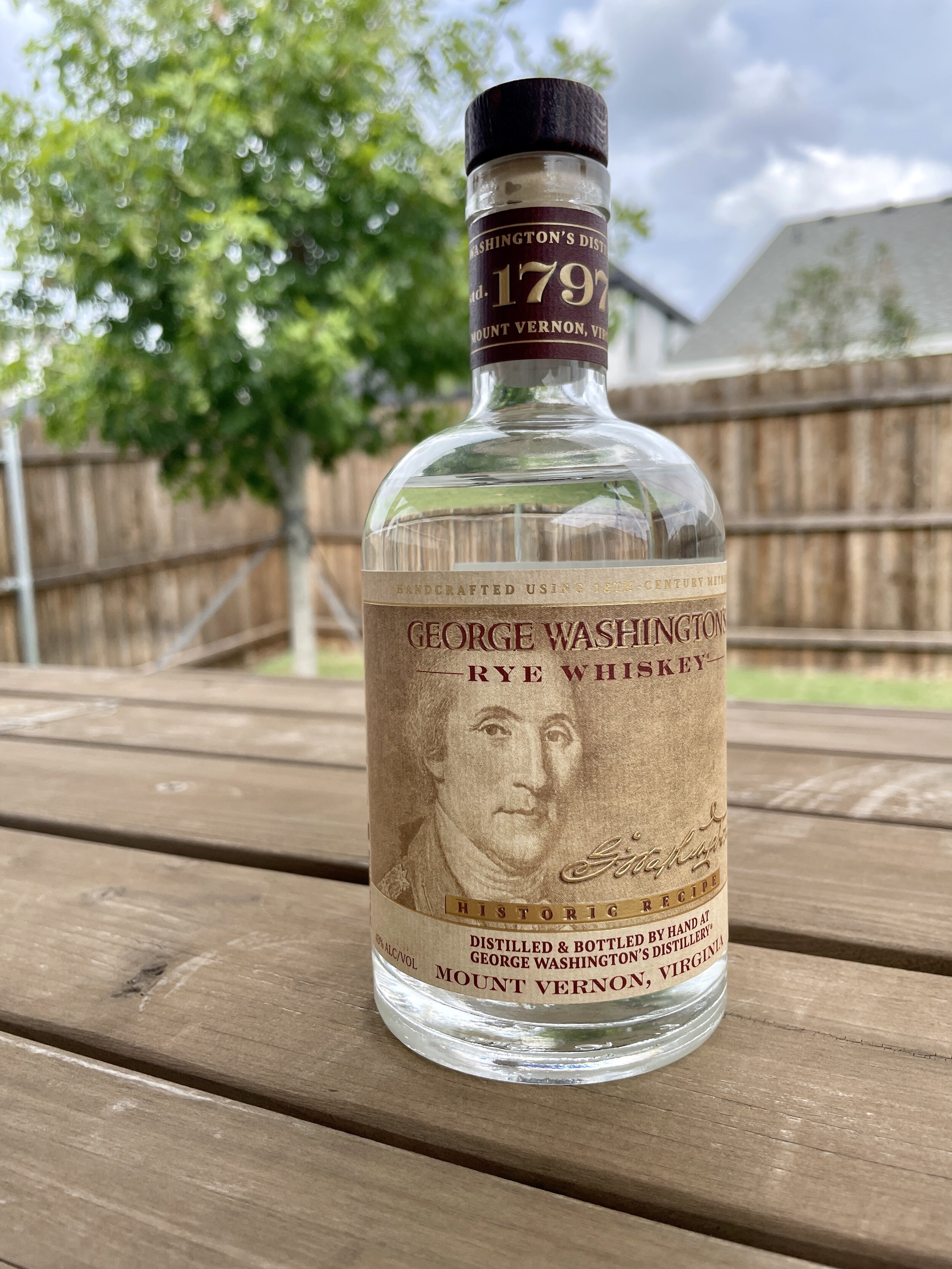 George Washington Rye Whiskey