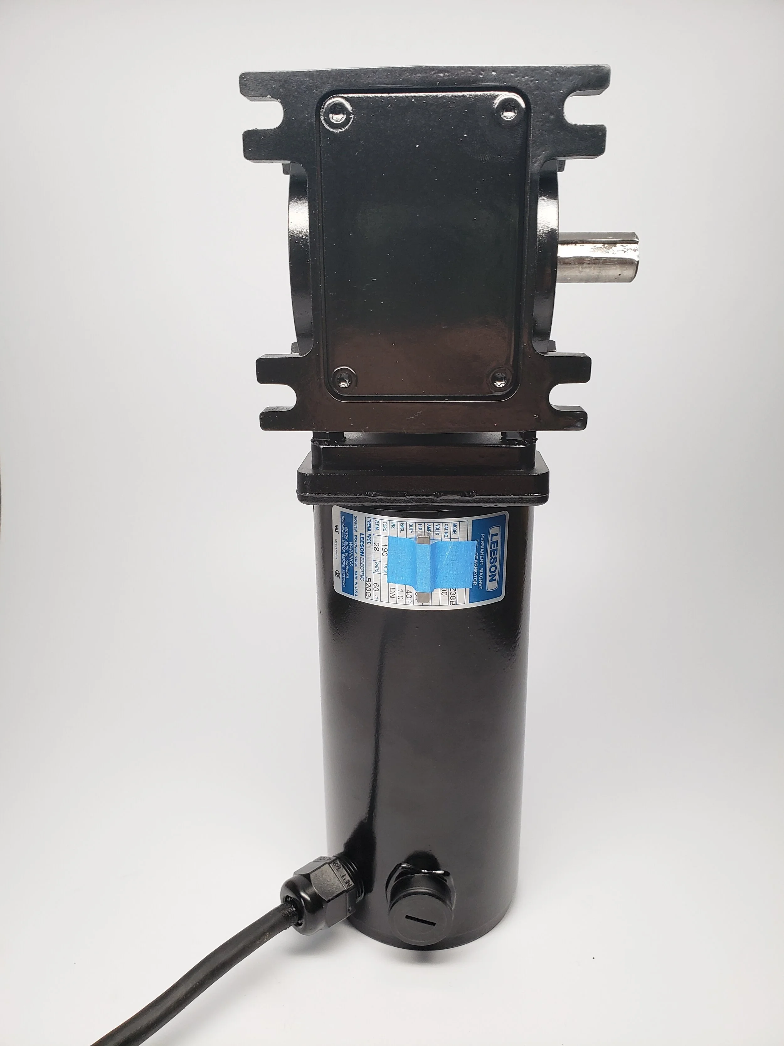12 Volt Motor and Gear Box - AL111 — Lincoln Traps