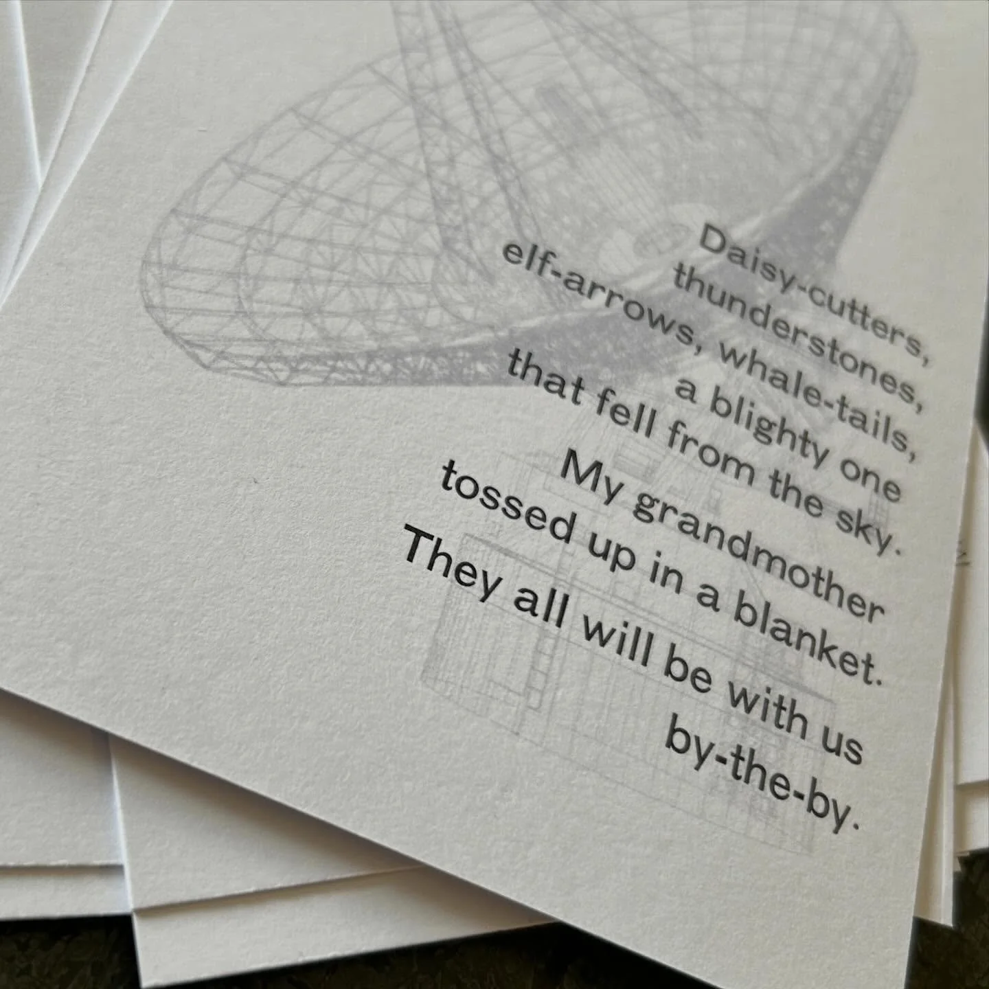 Projects for avoiding doing your tax return #7 Postcard #22 for &lsquo;Making Landfall&rsquo; exhibition @lansdown_hall_and_gallery in March 4-8th with @mariastadnicka and Mark Mawer #makinglandfall #lansdowngallery #artpostcards #letterpress #satell