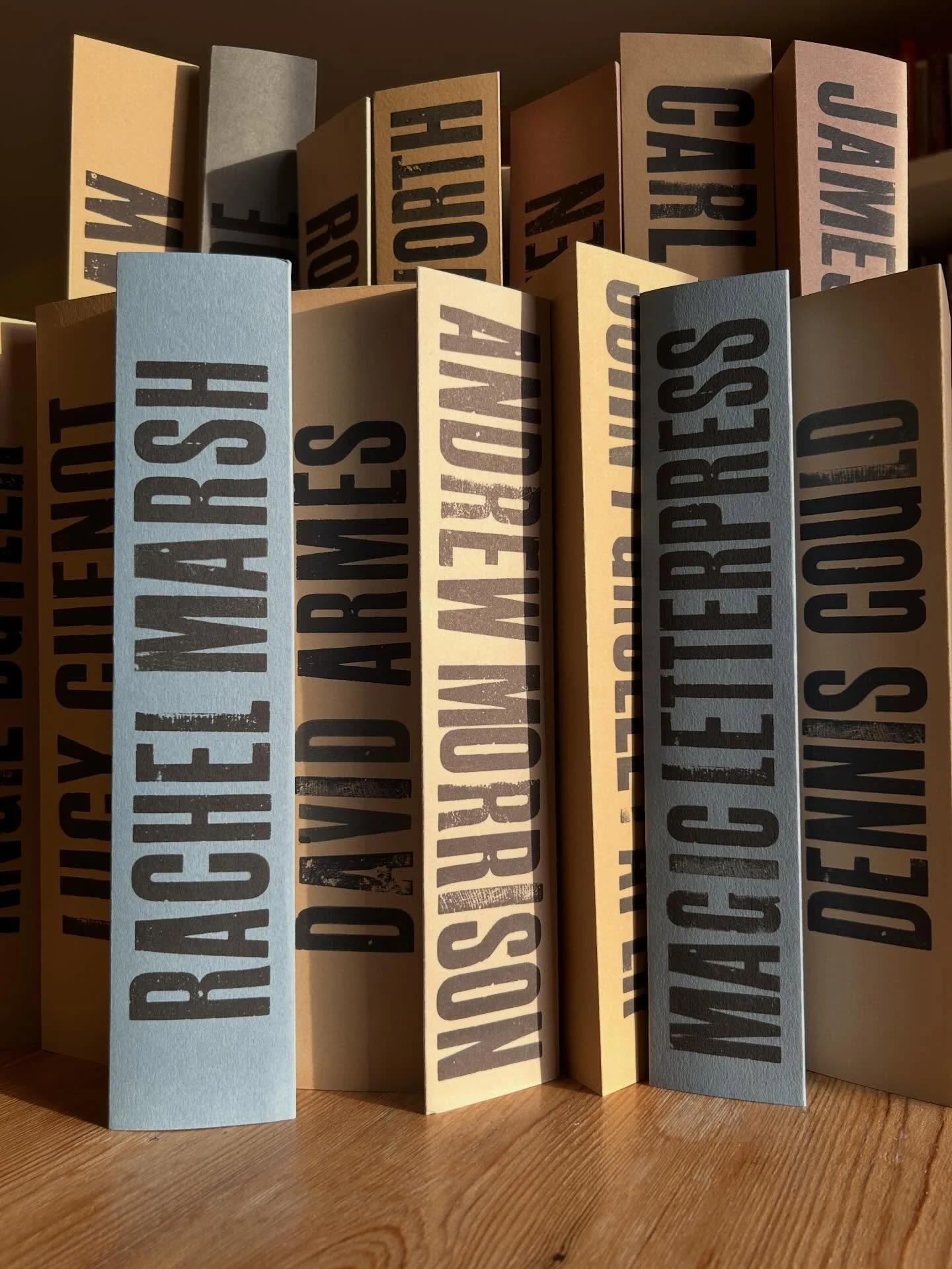 Table names for #stroudwayzgoose @stroudtrinityrooms Stroud, this next weekend! 11-5pm Sat/Sun Free entry. Over 30 stalls of type, printing equipment, cards, books and posters. Coffee and cake #letterpressfair #stroudfair #wayzgoose #printersnames