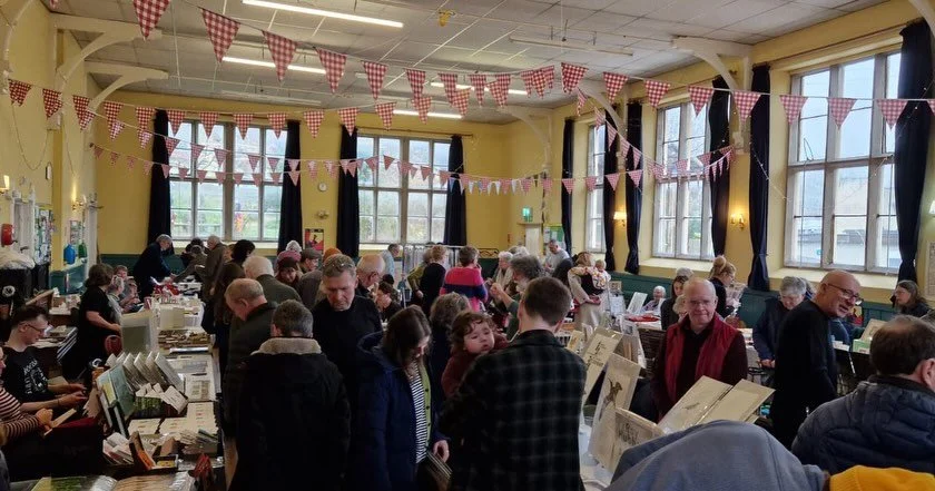 Stroud Wayzgoose last weekend - pictures by @magic_letterpress Thanks! I forgot to take any&hellip; Many thanks to @stroudtrinityrooms for hosting us again to Josie and Kat and Jill and the Trinity Room volunteers and to all the wonderful stallholder