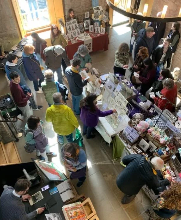 Yesterday @hay_castle - print fair organised by @hay_letterpress_guild - a perfect event in a perfect setting. Thanks and congratulations to @francesca_kay and Graeme Hobbs! First pic by @mostlyflat - thanks Dulcie. I forgot to take any except of pac