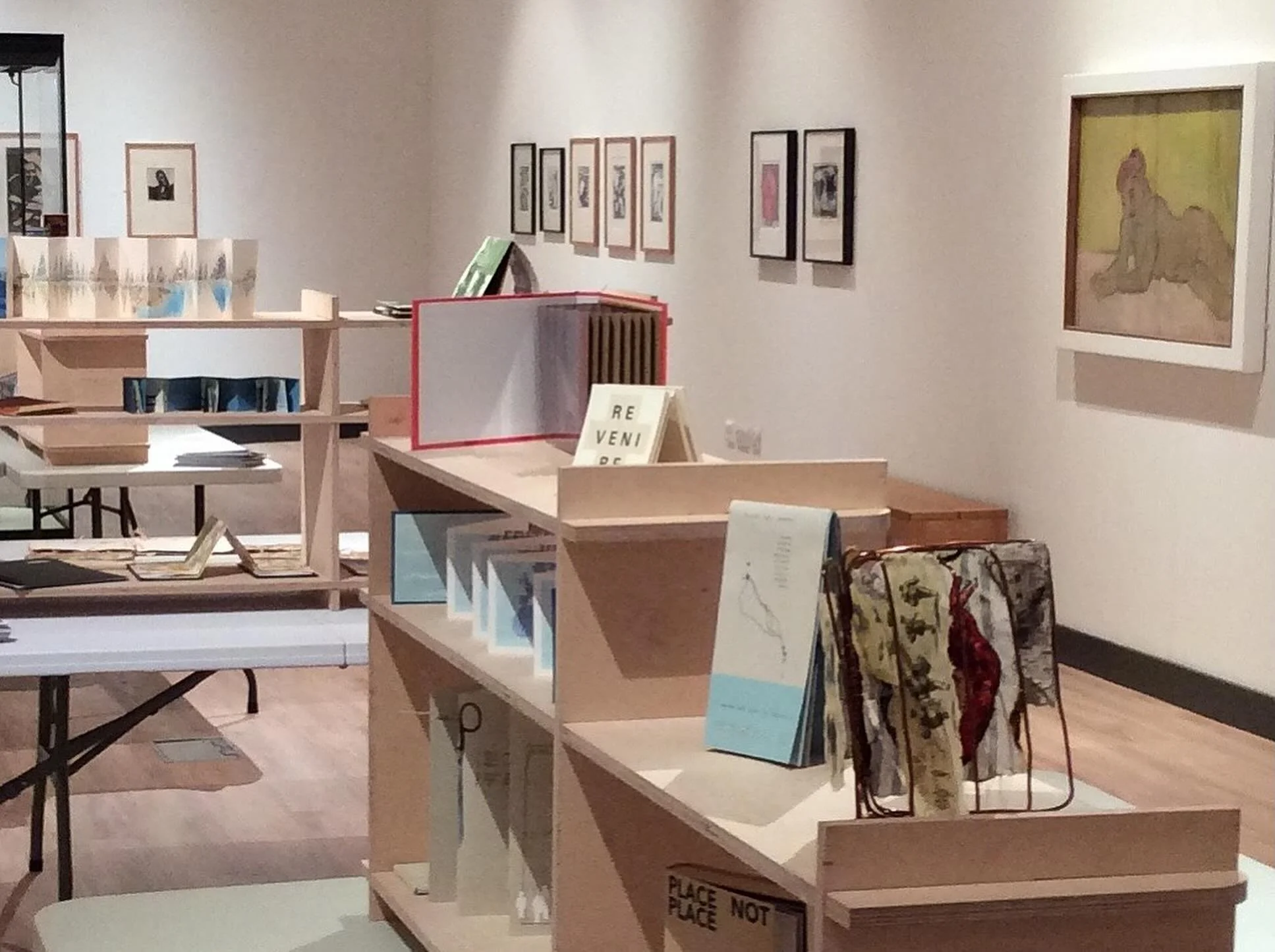 A small book in a large gallery. &lsquo;Re Veni Re&rsquo; (Maria Stadnicka/Andrew Morrison) at Danum, Doncaster as part of the &lsquo;Enfolded Journeys&rsquo; exhibition until July 18th. Photographs by Neil McGregor. Exhibition organised by Chris Tay