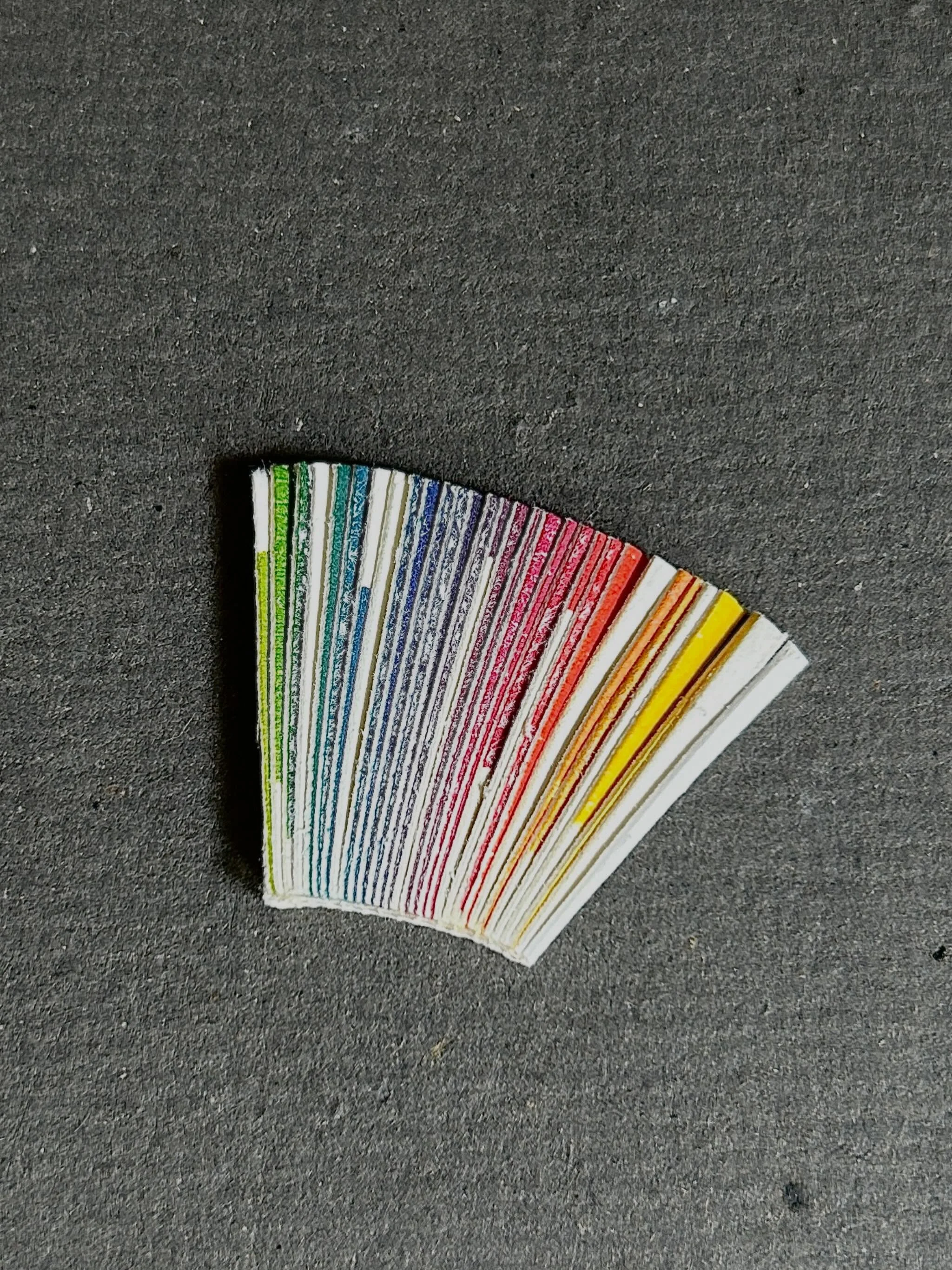 Small book fragment #colourrange #spectrum #fragment