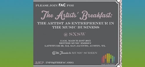 SXSW Artists' Breakfast