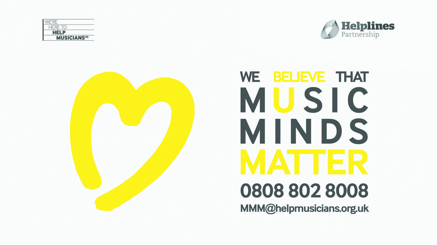 Help Musicians UK - Music Minds Matter