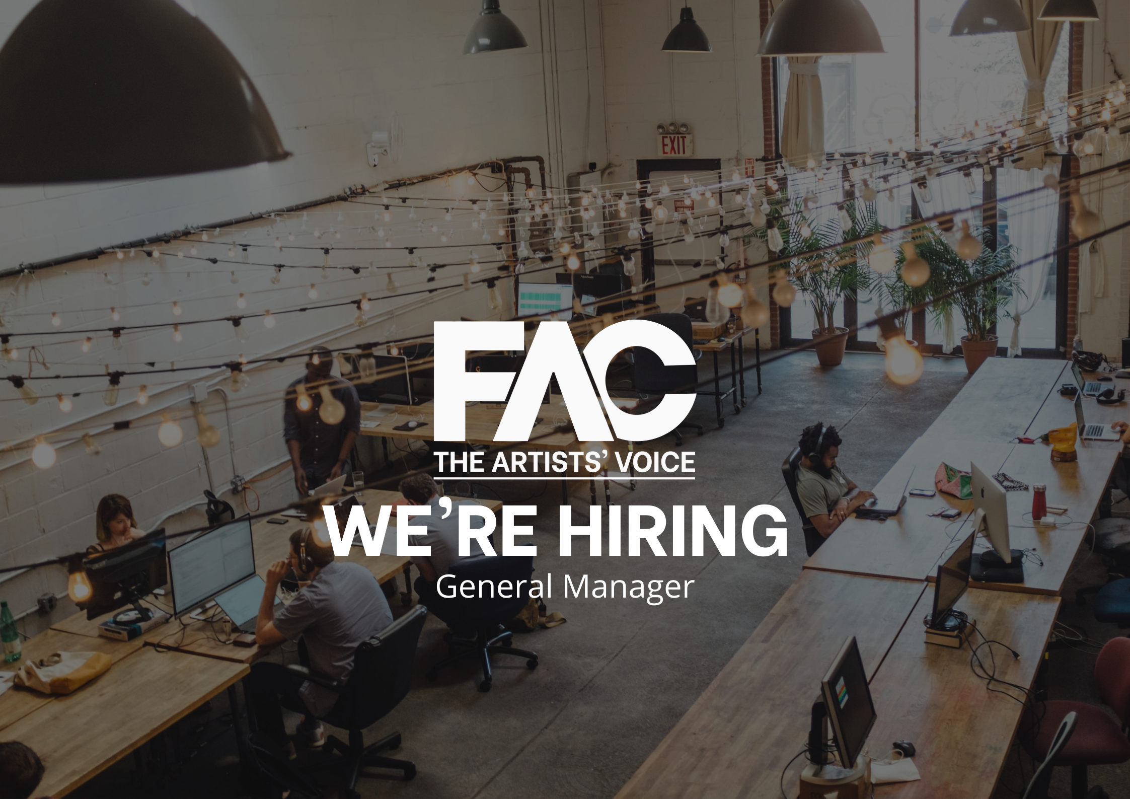 We are hiring: General Manager