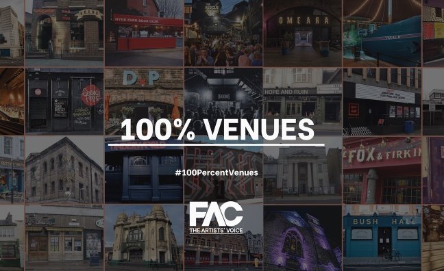 FAC urge live sector to back campaign against excessive merch commission