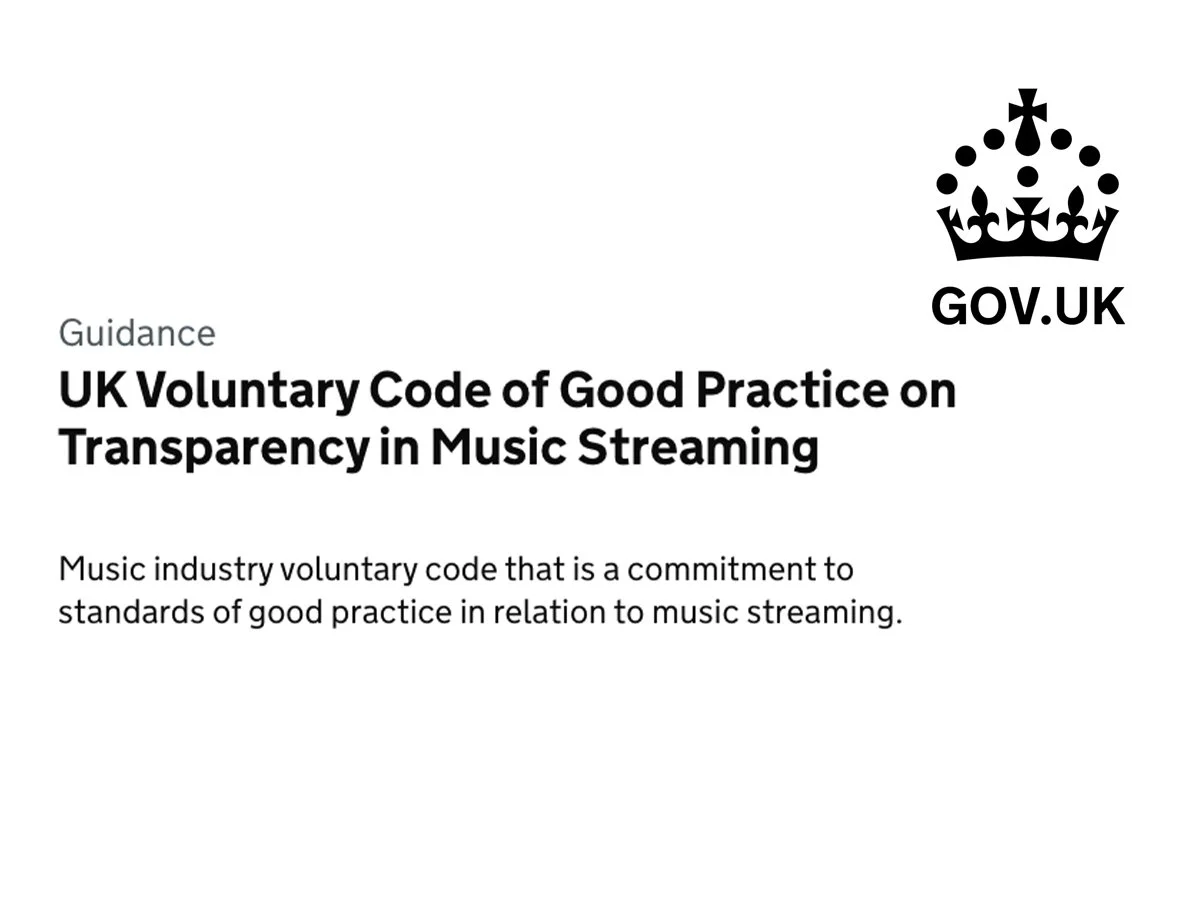 UK Voluntary Code of Good Practice on Transparency in Music Streaming