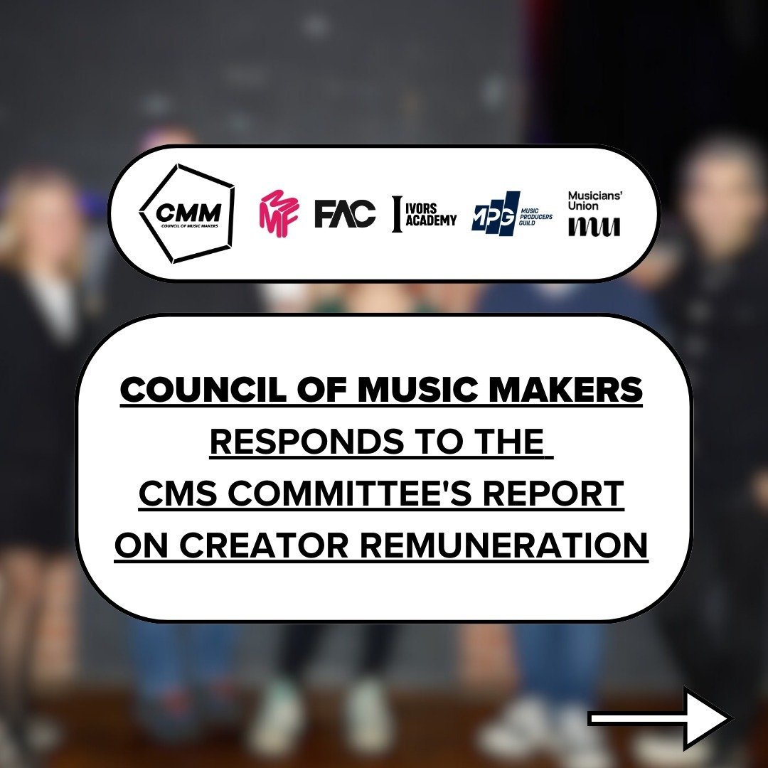 📰 ➡️ A new report has been published today by the CMS Committee on creator remuneration. 

We look forward to discussing the proposals contained in the report further at the Creator Remuneration Working Group meeting next Thursday.

🔗 Read the repo