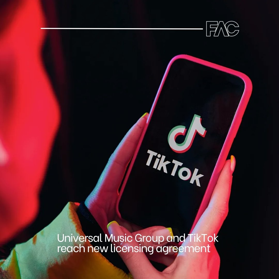 👏TikTok and Universal Music Group (UMG) have announced that they have come to a new licensing agreement.

Announced this morning, &quot;the joint agreement marks a new era of strategic collaboration between the two organisations, built on a shared c