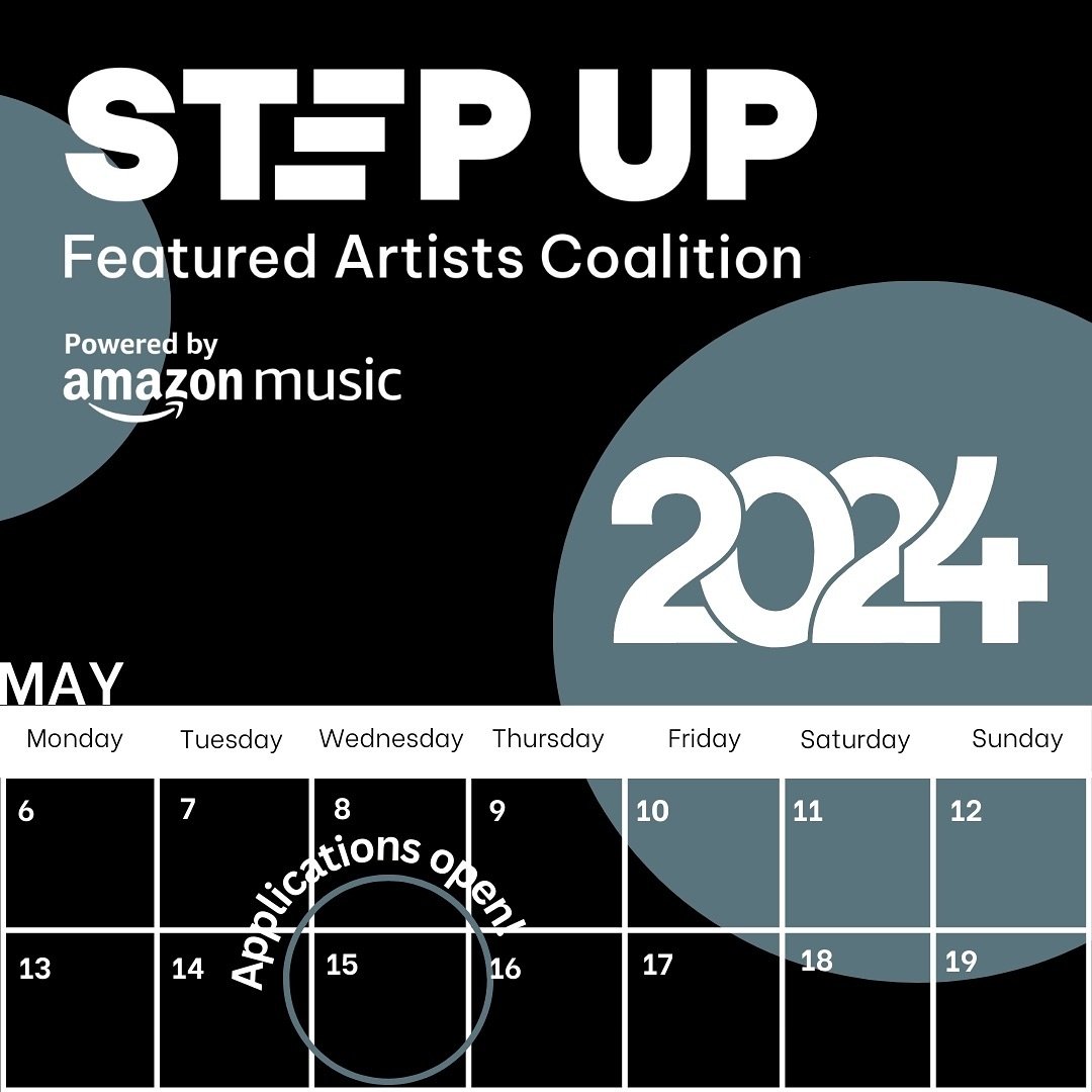 The FAC Step Up Fund powered by @AmazonMusicUk
is BACK for the third year📣

Applications open on Wednesday 15th May, so make sure you&rsquo;re an FAC member to receive an email reminder.

🔗Learn more via the link in bio or thefac.org/step-up