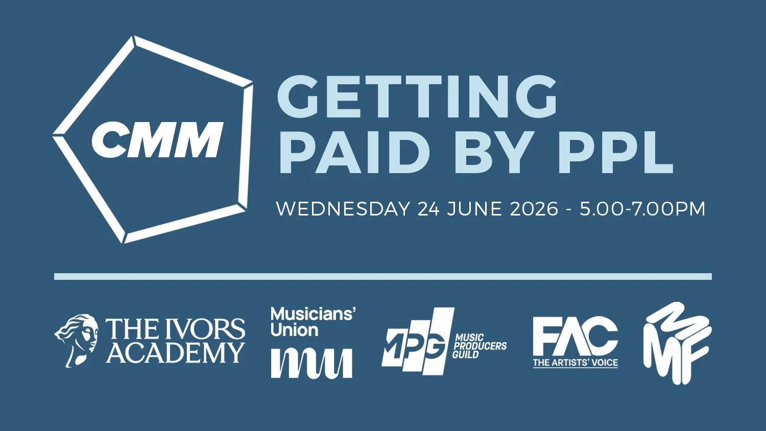 Council of Music Makers: Getting paid by PPL 