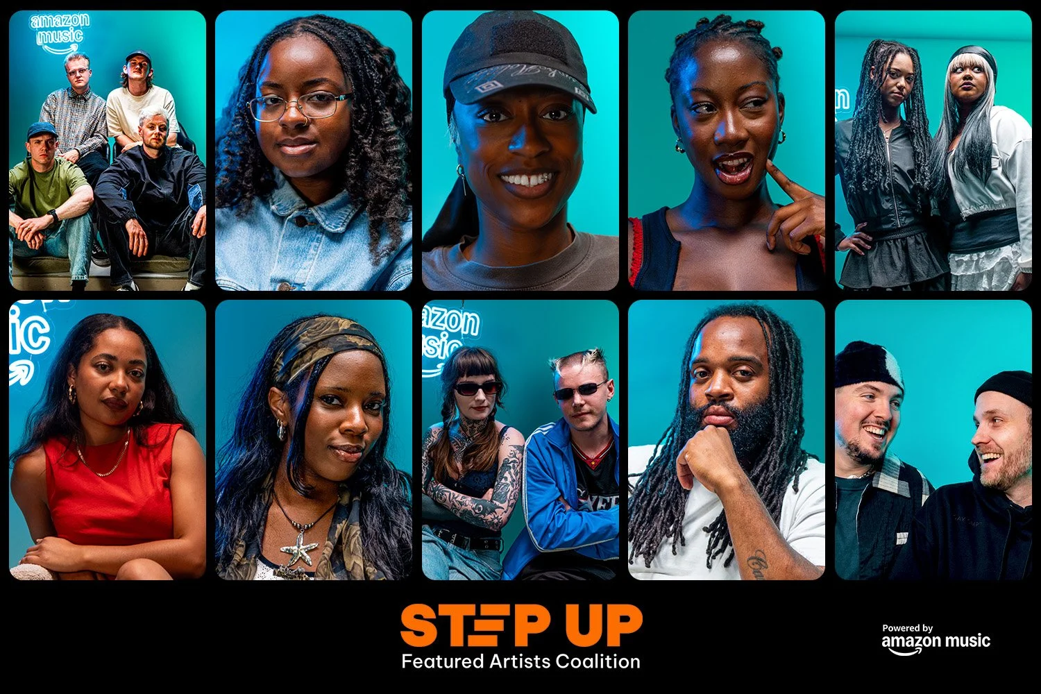 Welcoming the ten 2026 Step Up Fund awardees, powered by Amazon Music