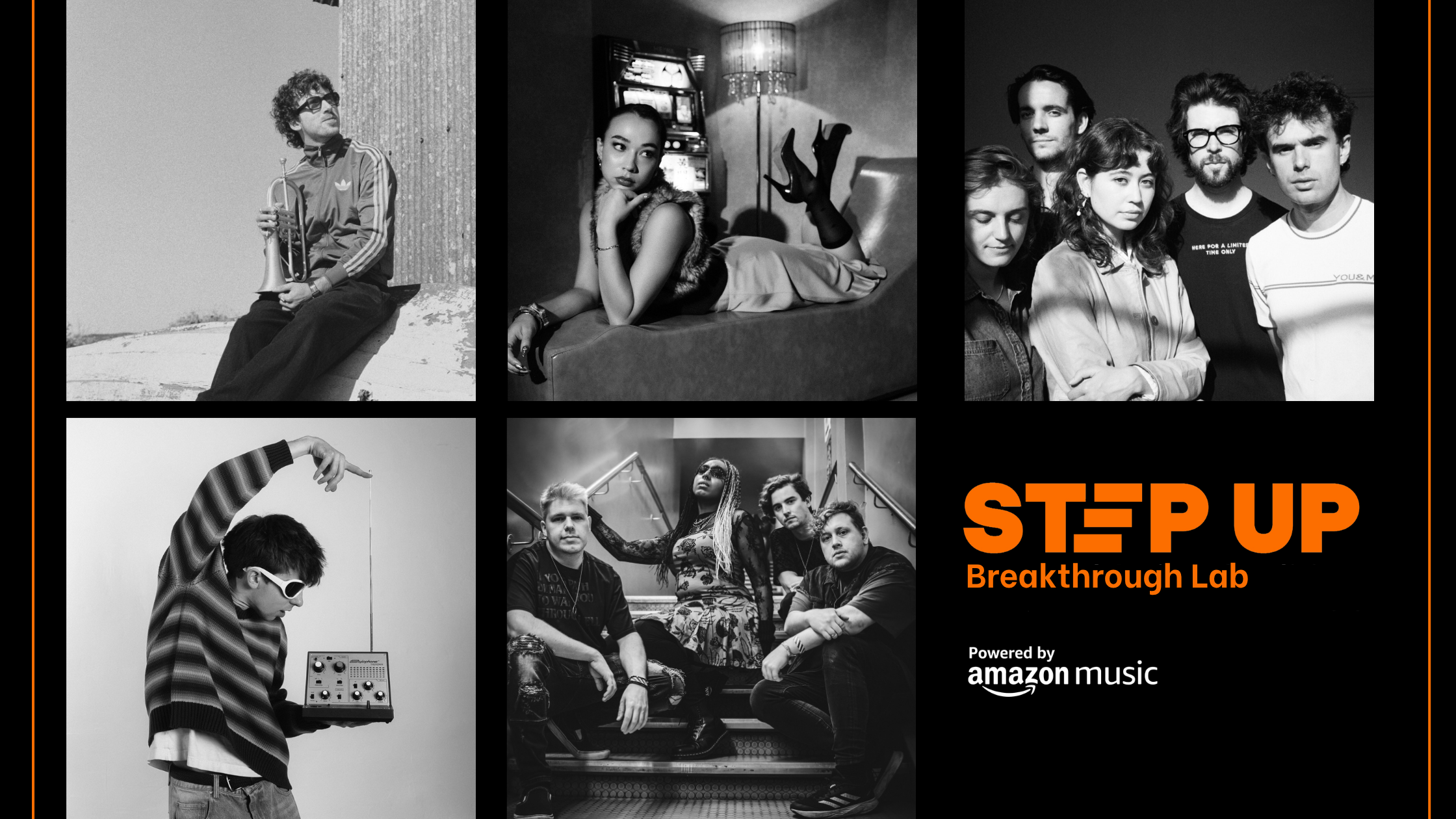FAC &amp; Amazon Music expand Step Up for five more UK artists &amp; announce a special live show at London’s Barfly