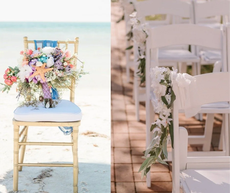 Let's talk chairs...

Not just any chairs...YOUR chairs. The ones your guests will sit in as you walk down the aisle. The ones that show up in every photo. The ones that set the entire vibe before you say a single word.

We're bringing you BOTH our W