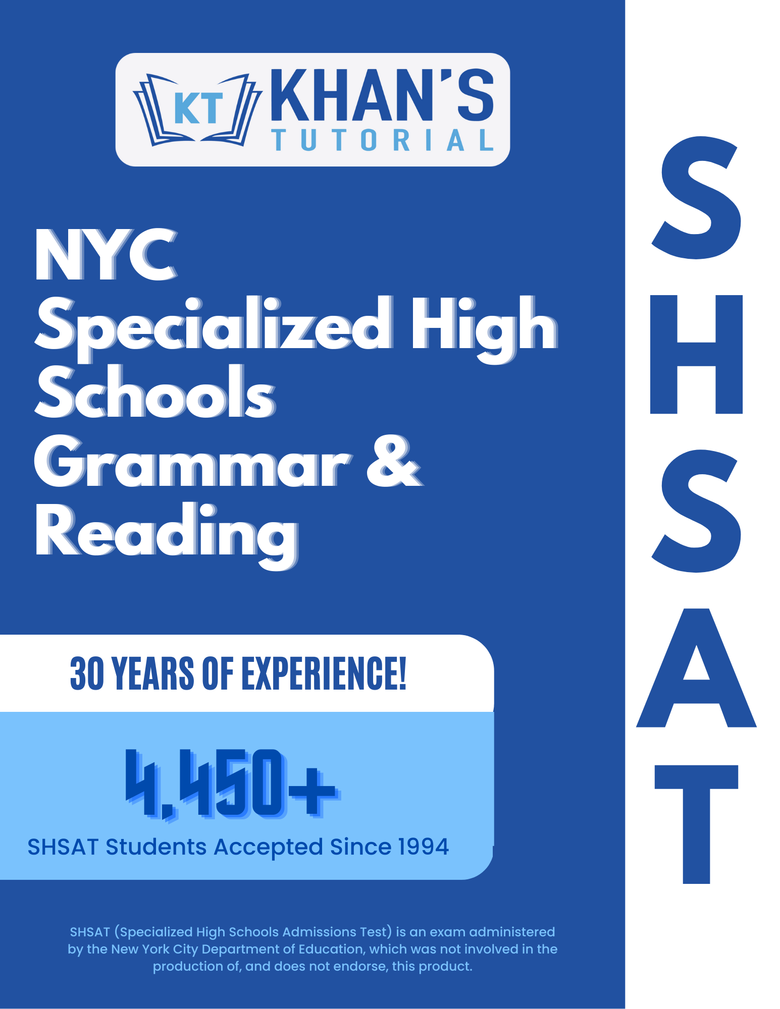 Khan's Tutorial | NYC Common Core, SHSAT, SAT, Regents, &amp; AP Tutoring ...