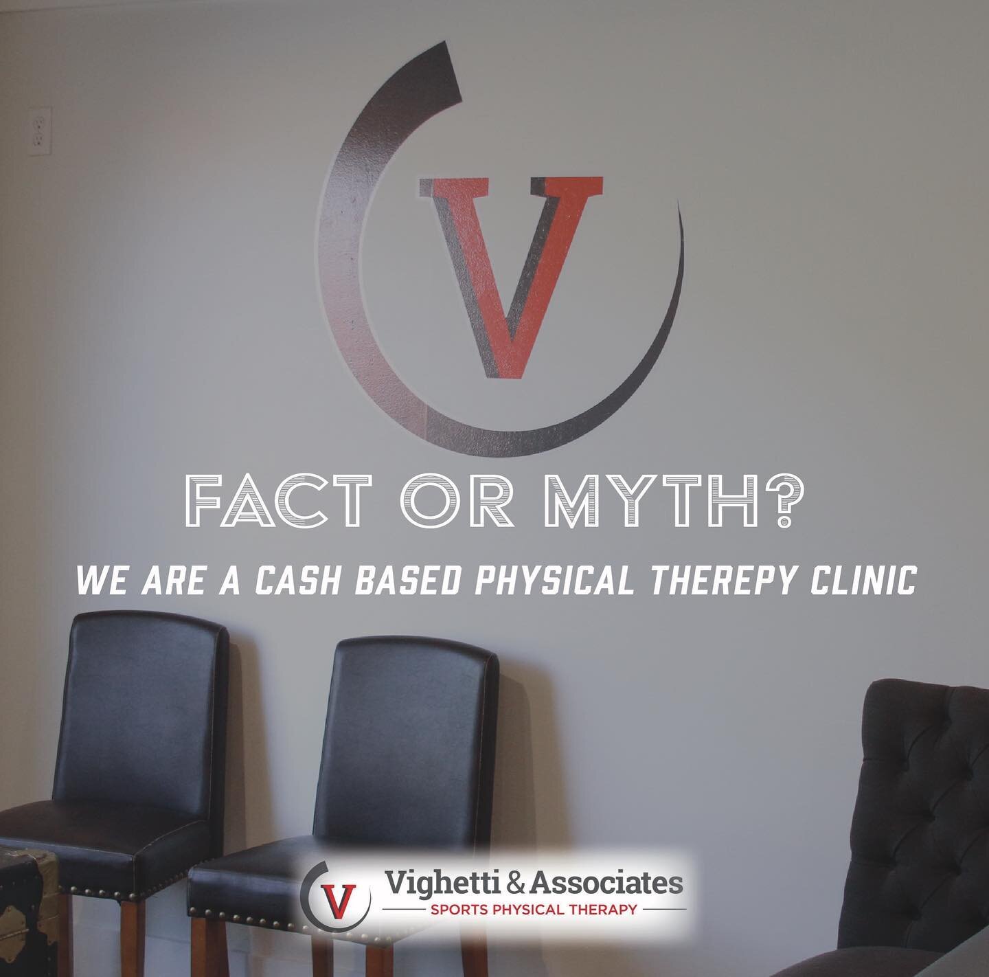 ❗ Fact❗ 
Essentially, this means that we are a physical therapy clinic that does not 🙅&zwj;♂️ go through insurance companies. Our patients pay 💸 us directly each visit for the one-hour session of personalized 1-on-1 manual-based physical therapy. ?