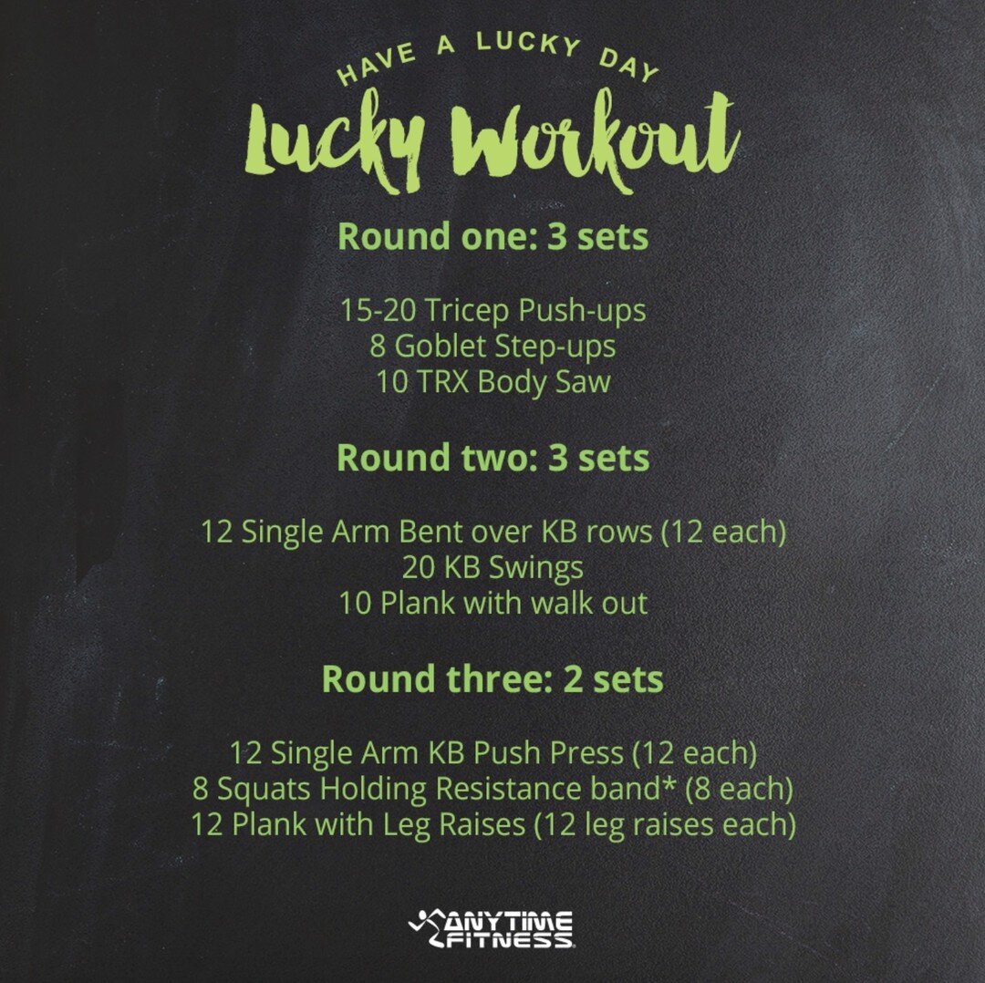 🍀 ℍ𝕒𝕡𝕡𝕪 𝕊𝕥. ℙ𝕒𝕥𝕣𝕚𝕔𝕜'𝕤 𝔻𝕒𝕪! 🍀 Celebrate with this lucky workout from Anytime Fitness and of course a sweet playlist of Irish songs to keep you motivated! 💪
.
.
.
.
.
.
#vighettipt #vighettiandassociates #ontheblog #wellness #wellnes