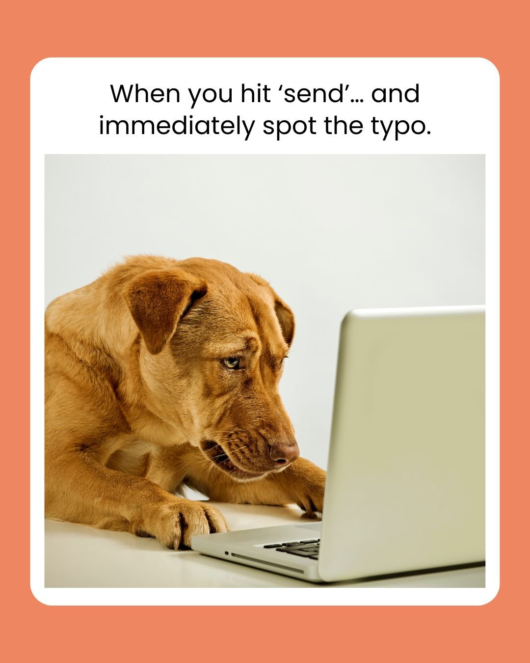 Ever had one of those weeks?

Important emails, great intentions&hellip; and one tiny typo staring back at you. 😅

It happens to all of us, especially when we&rsquo;re actually getting things d-u-n done. I&rsquo;ll take a sent email with a typo over