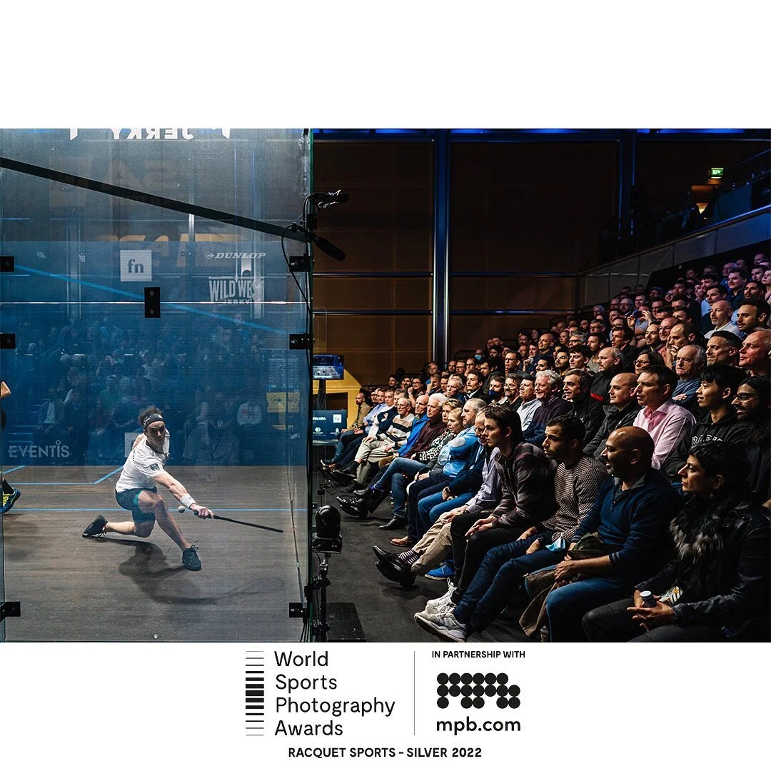 🥈
⠀⠀⠀⠀⠀⠀⠀⠀⠀
Picked up second place in the 2021 @worldsportsphotographyawards Racket Sports category courtesy of this snap of @pdcoll in action at the Canary Wharf Classic - which means PC has won me Gold in 2020 &amp; Silver in 2021! 
⠀⠀⠀⠀⠀⠀⠀⠀⠀
Also