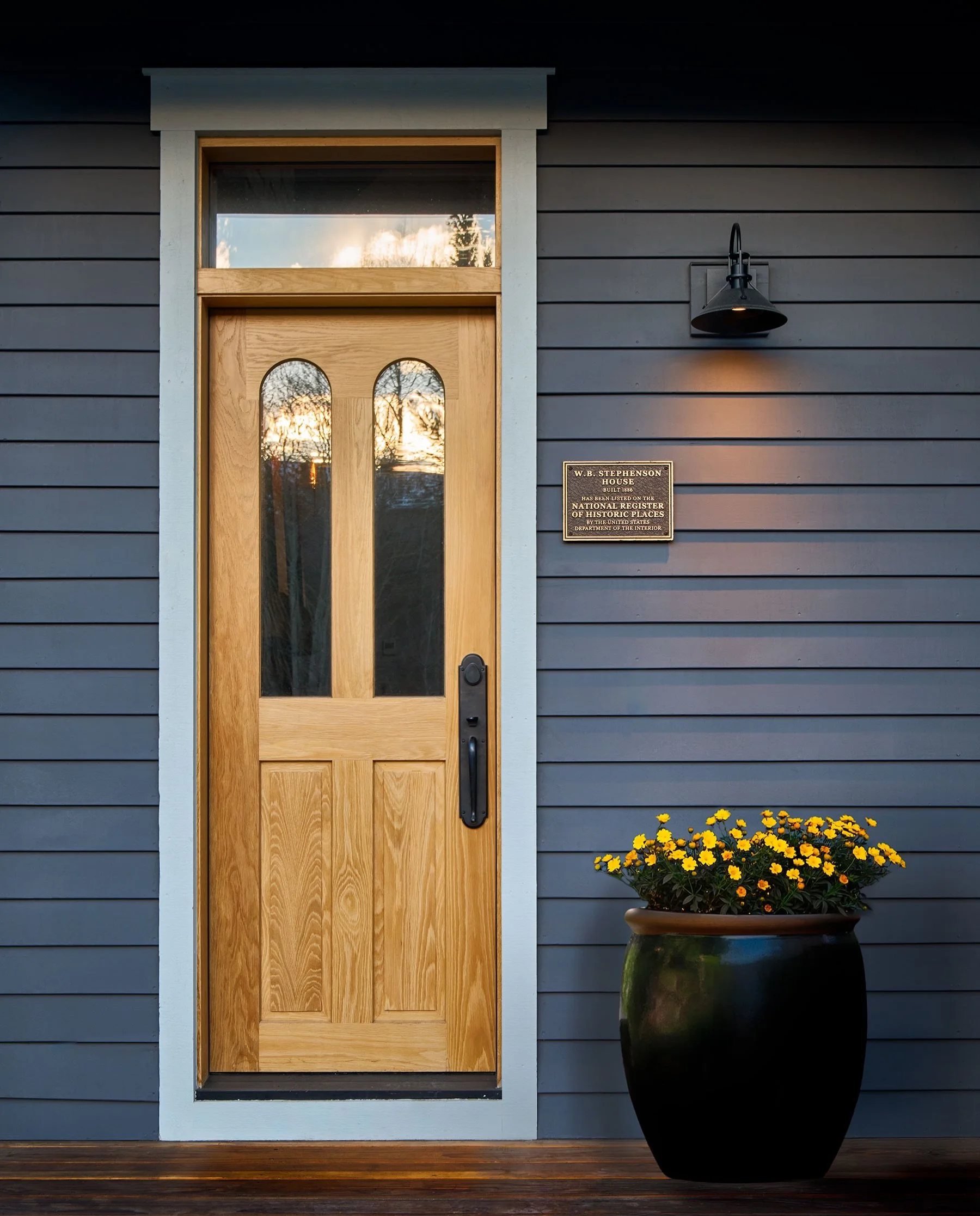 Outside and in keeping the quaint details really keeps the history.  #ibddesignstudio  Interior design:  IBD Design Studio.  Builder:  @rockridgebuilding 📸: @davidpatterson