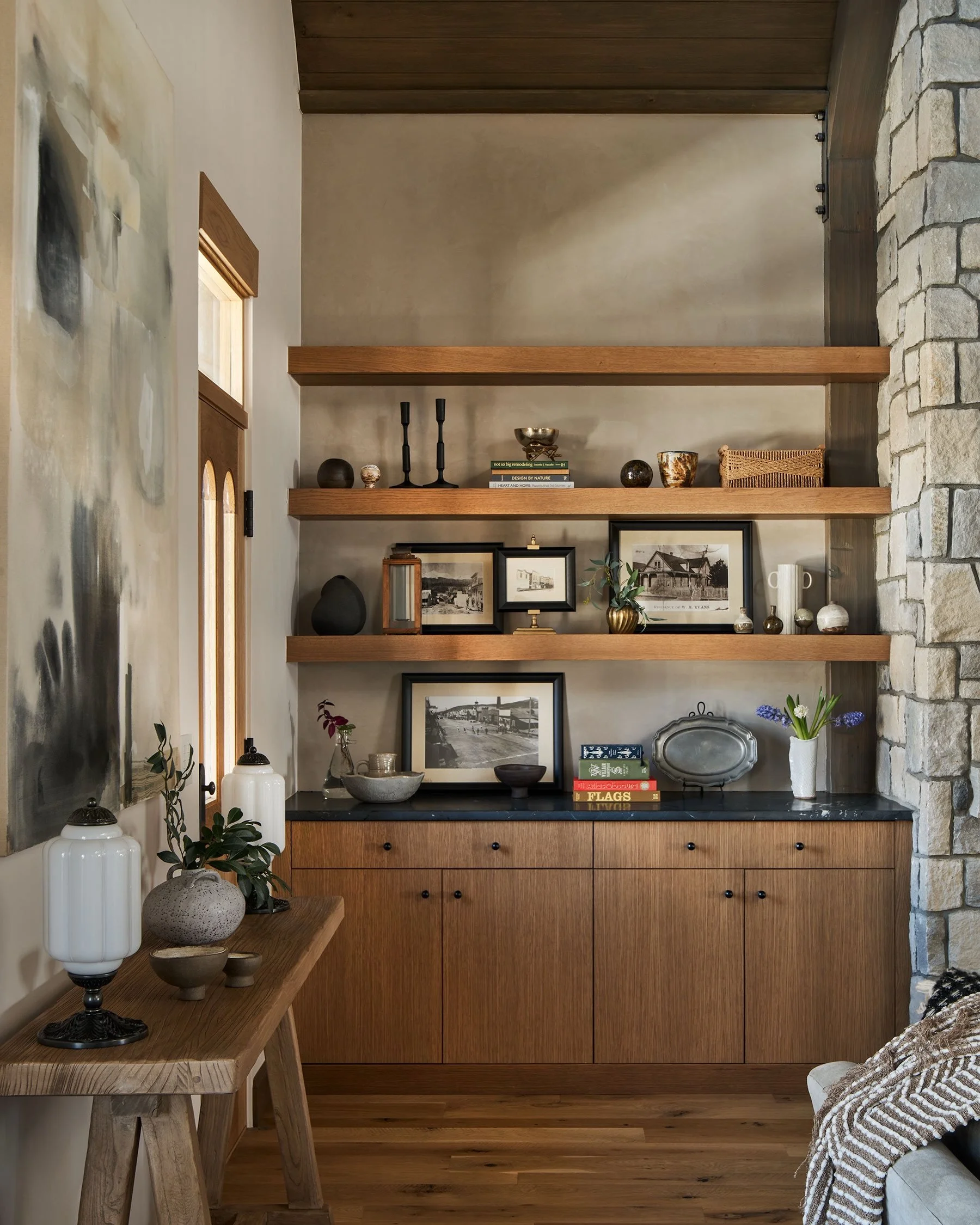 Setting the scene with your accessories mean gathering items that are cherished and arranging them with balance and texture.  Never just try once but play around with the pieces and most importantly add new treasures along the way.  #ibddesignstudio