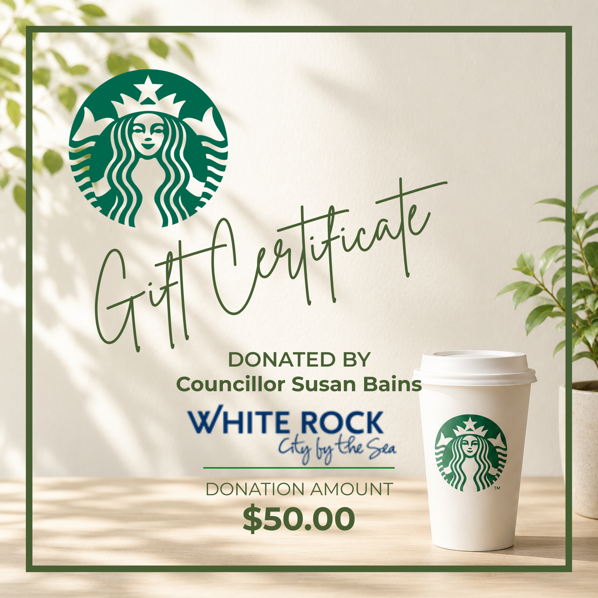 Starbucks Gift Card