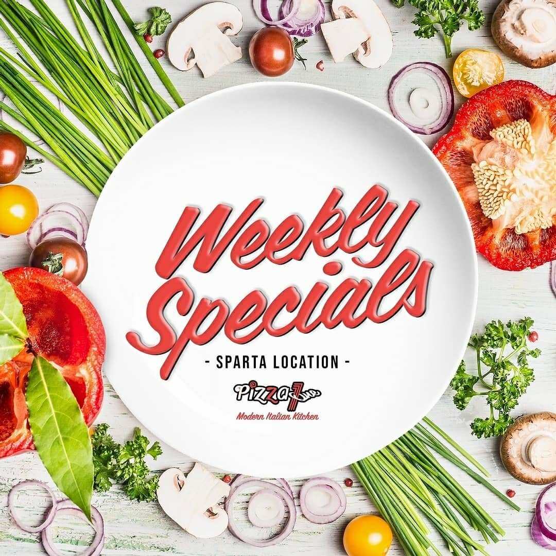 Who's hungry?&nbsp;🙋&zwj;♀️🙋&zwj;♂️&nbsp;Check out this week's specials available at our Sparta location!!