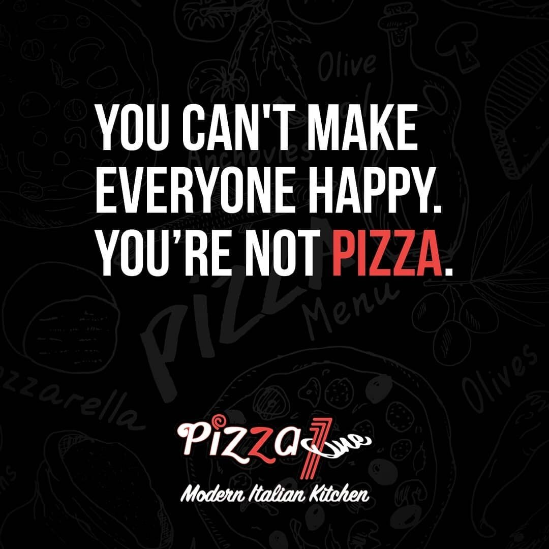 You can try your best, but pizza will always come out on top&nbsp;😉&nbsp;Make some people happy with Pizza One today!