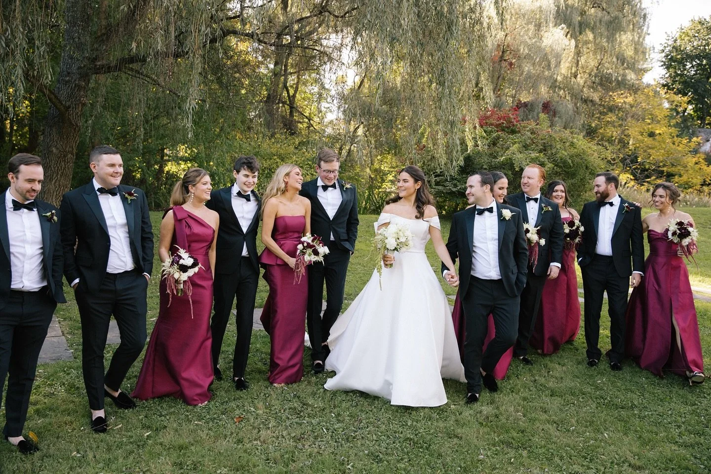 Julia &amp; Eddie&rsquo;s bridal party brought us into the start of fall 🍂
.
.
.
.
.
#photo #photography #wedding #weddingphotos #bridalparty #portrait #brideandgroom #portraitphotography #nycphotographer #brooklynphotographer