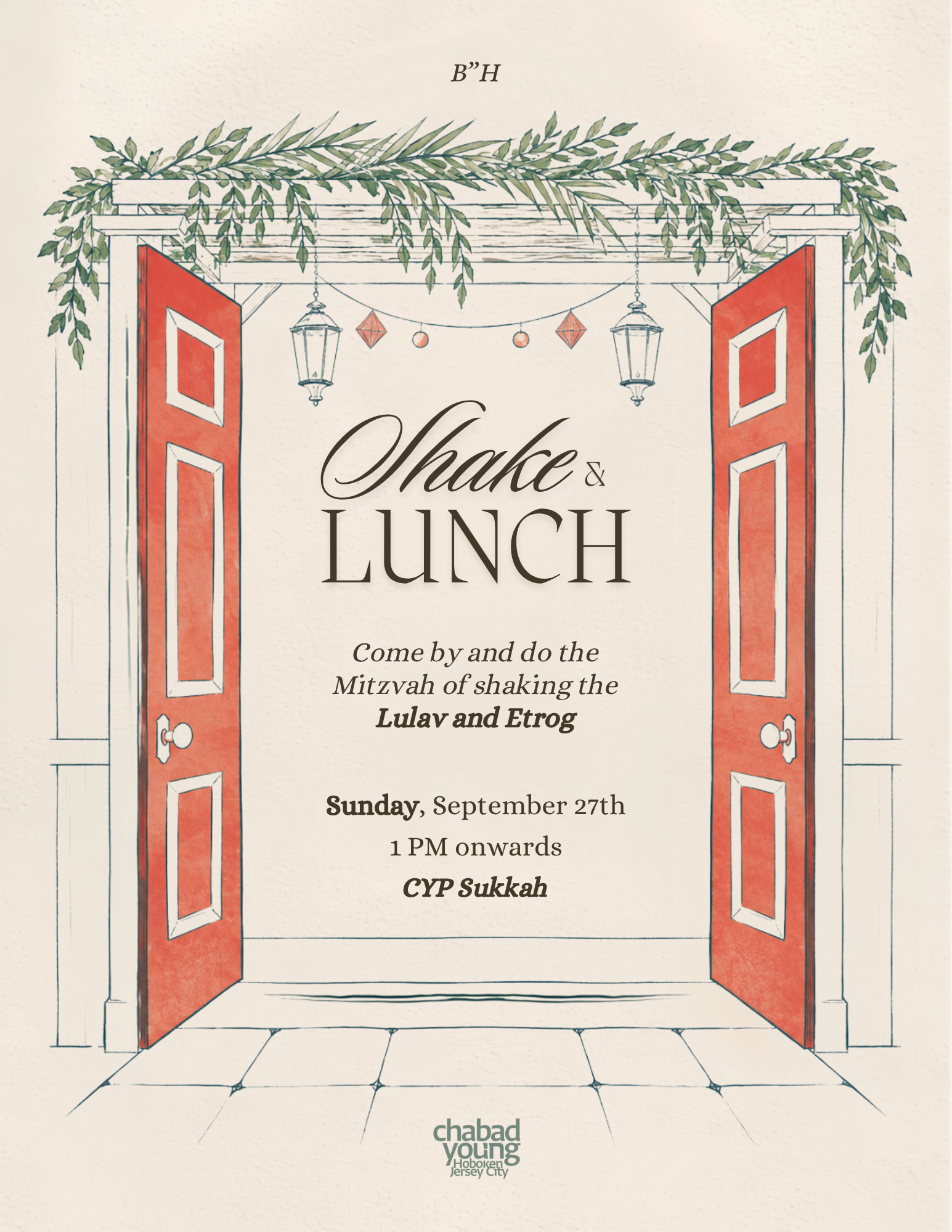 Sukkot lunch in Hoboken Jersey City