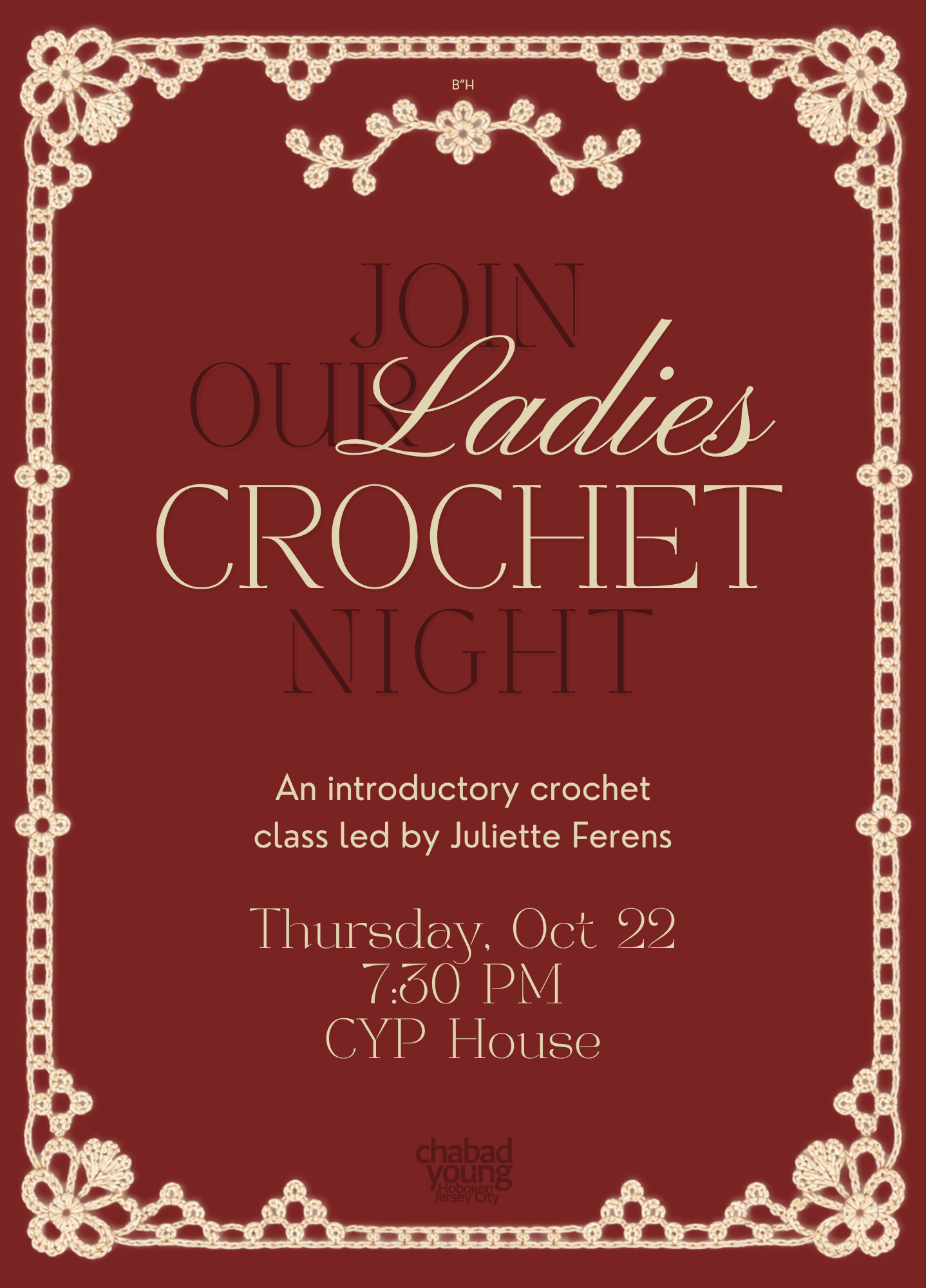 Crochet Ladies' Night in Hoboken Jersey City