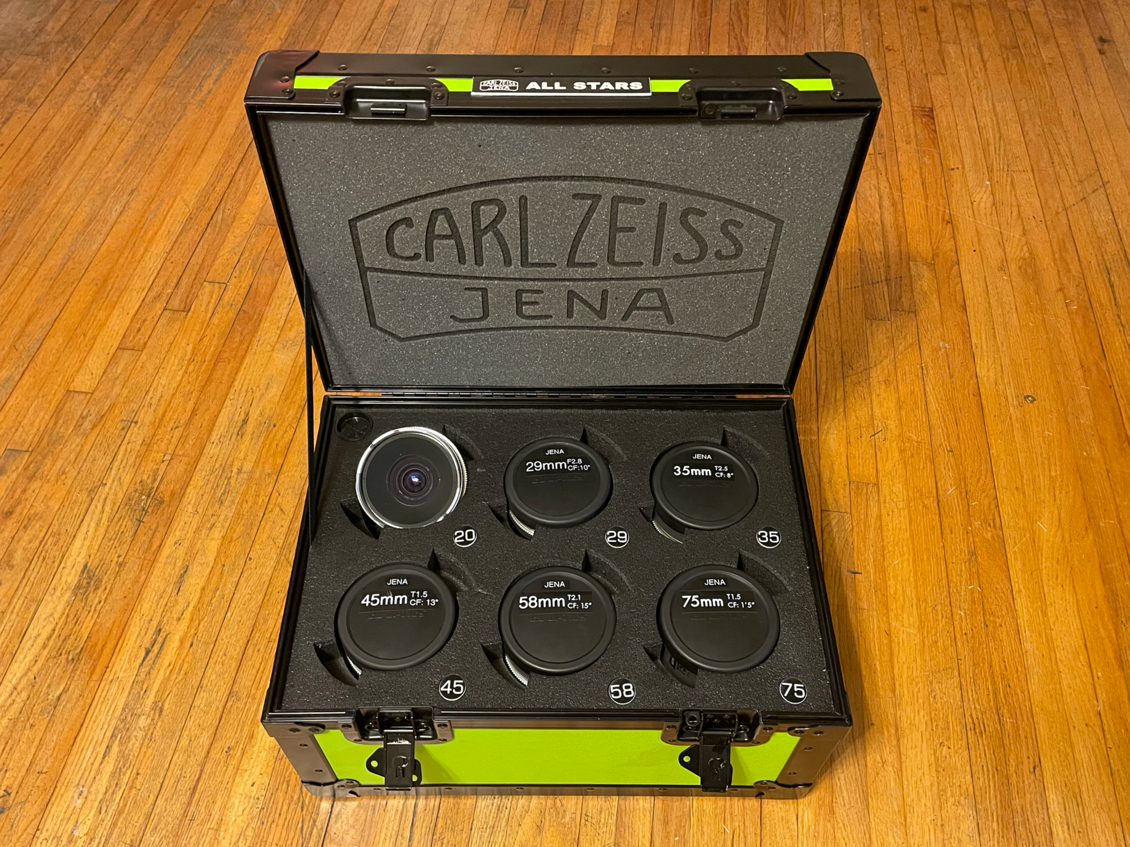 Zeiss Jena ALL-STARS "PL" FF | 20mm 2.8 | 29mm 2.8 | 35mm 2.4 | 45mm 1.4 | 58mm 2 | 75mm 1.5  