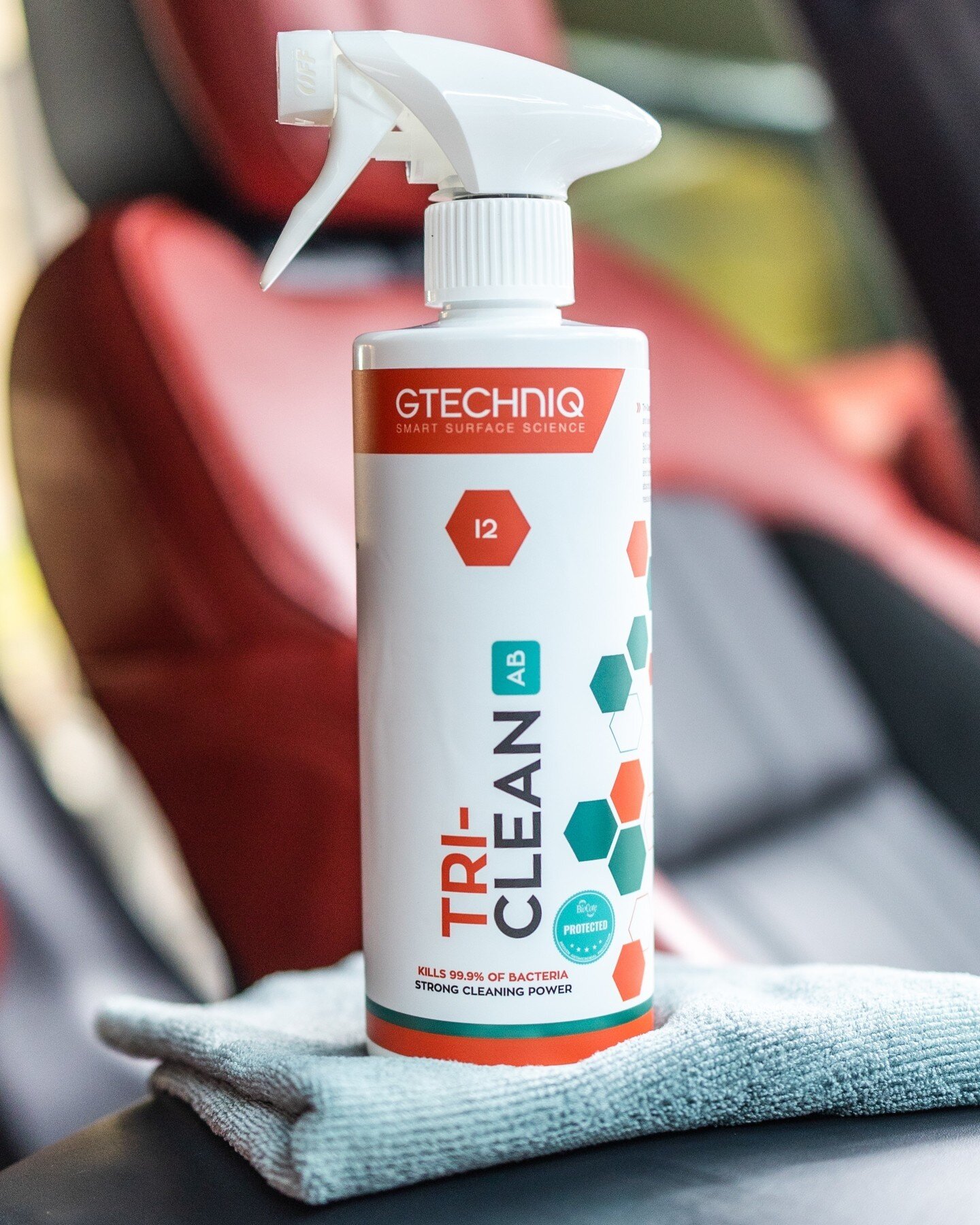 Not only do we use Gtechniq's Tri-Clean because it has a strong cleaning power, but also because it absorbs odors and kills 99.9% of bacteria. Here at The Detail Center, we only use the best products to clean and protect your car's interior. Call 616