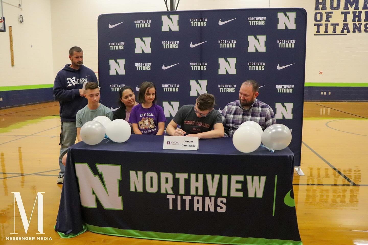 Yesterday, seniors Cooper Cammack and Paul Salah officially signed. Cammack signed to Knox College for baseball and Salah signed to Case Western Reserve University for track and field. 
Photos by Shayan Ahmed.