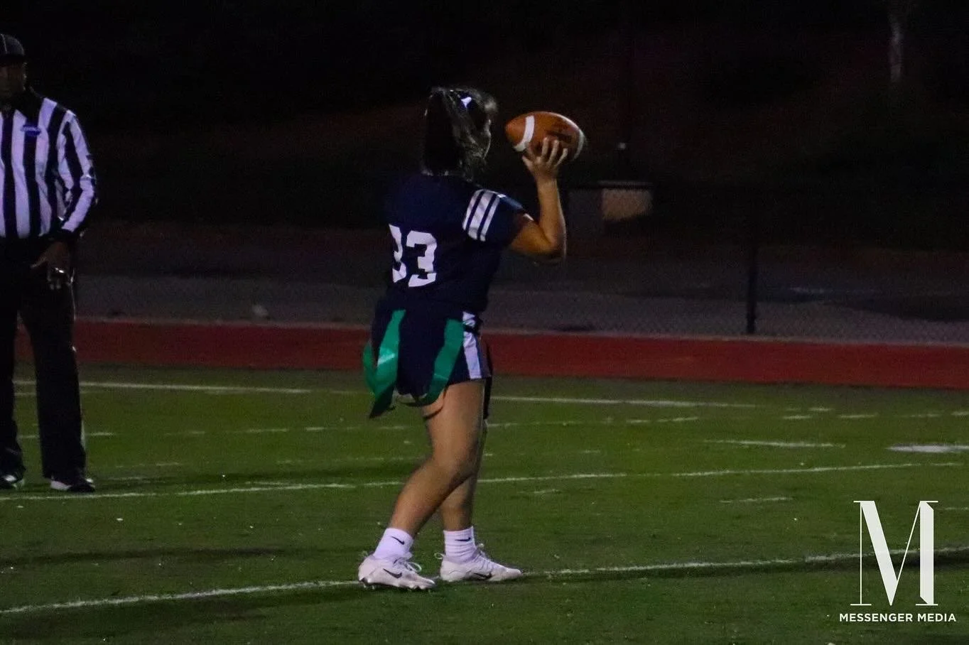 On Wednesday, Northview girls Flag Football team lost 0-19 against Dunwoody High School.
Photos by Banee Chadha