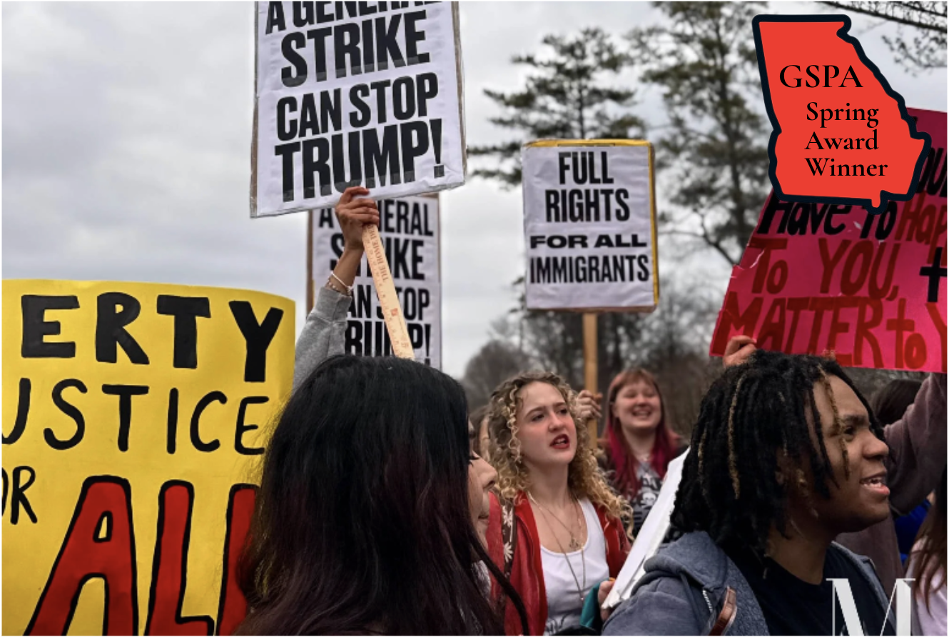 Chattahoochee High School walkout protests ICE