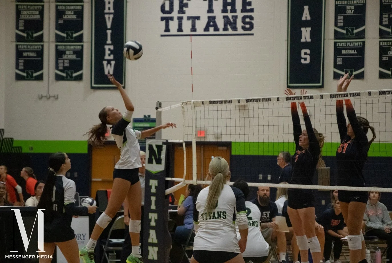 On Thursday, Northview Volleyball played East Forsyth High School and Lassiter High School, losing 2-0 to both.
Photos by Miya Anderson, Brooke Gavin, and Alice Nikonova.