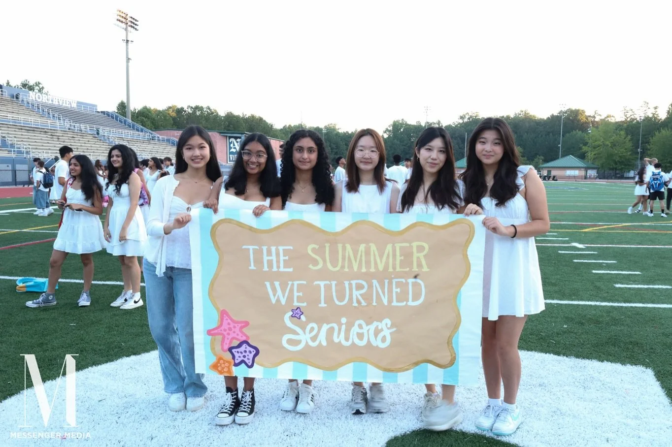 On Monday, Northview&rsquo;s class of 2027 kicked off their final year of high school with Senior Sunrise at the football field.
Photos by Olivia Ma and Tanya Shriram.