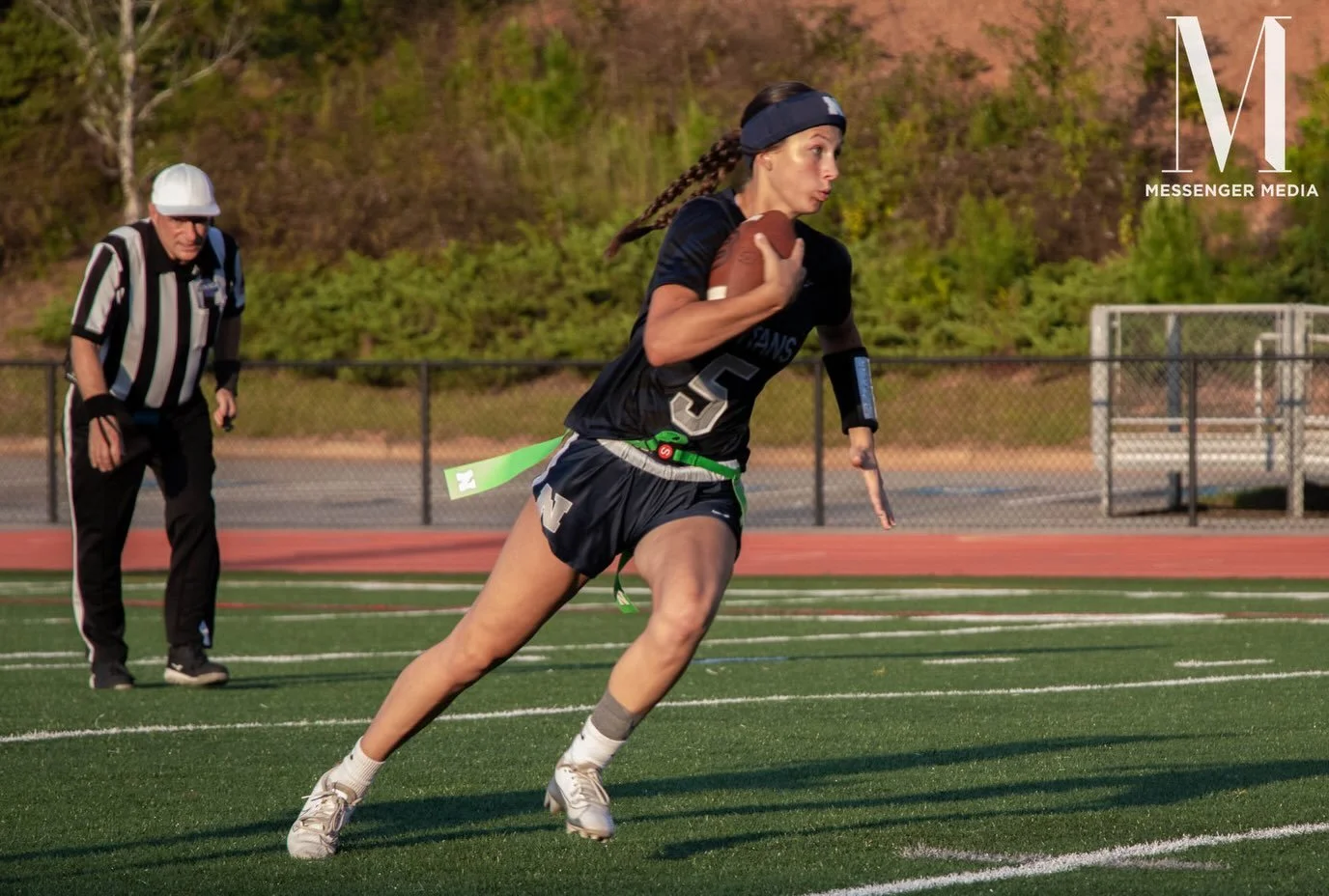 On Wednesday, Northview Flag Football played Norcross High School, losing 6-0. 
Photos by Ana Michel.