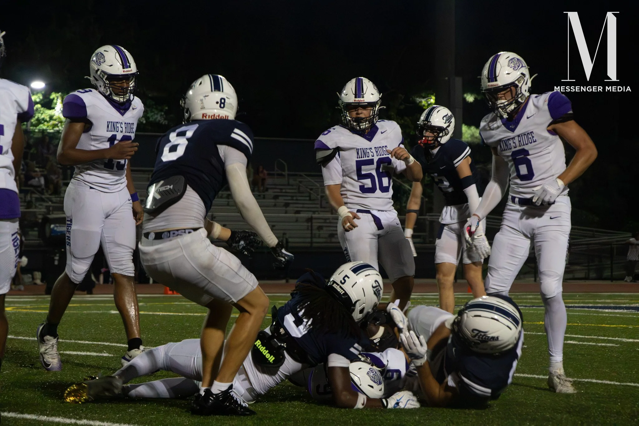 On Friday, Northview Football played King's Ridge Christian School, losing 56-21. 
Photos by Sarah Greenbaum.